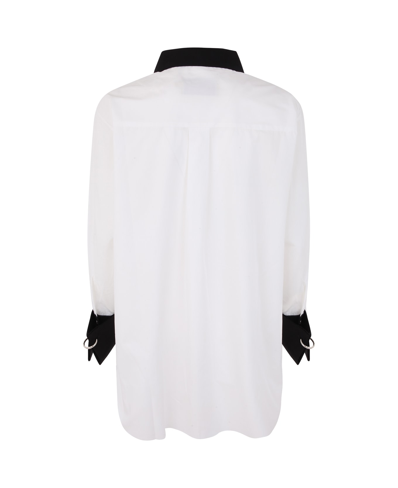 Marques'Almeida Shirt With Detachable Cuffs And Collar - Black/white