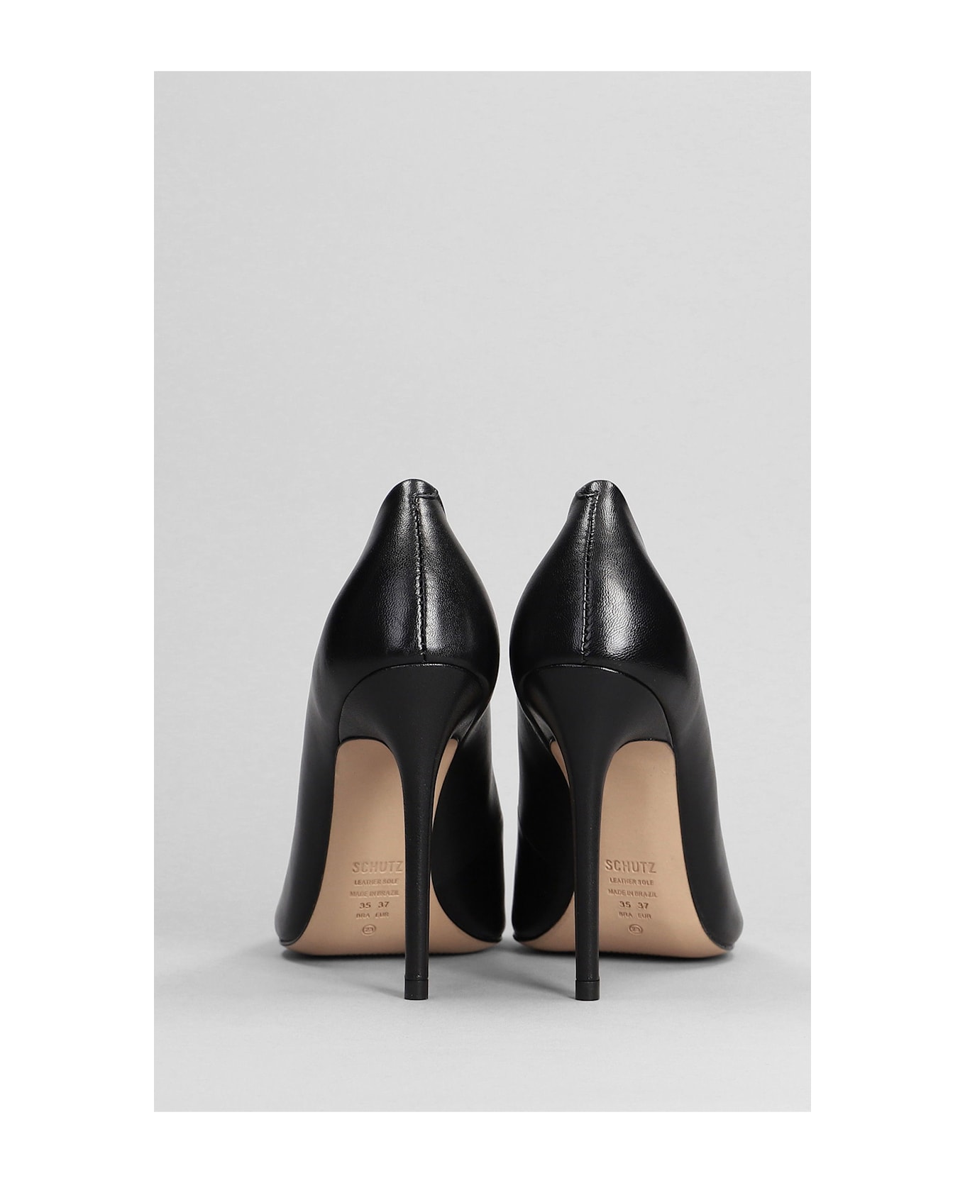 Schutz Caiolea Pumps In Black Leather - black