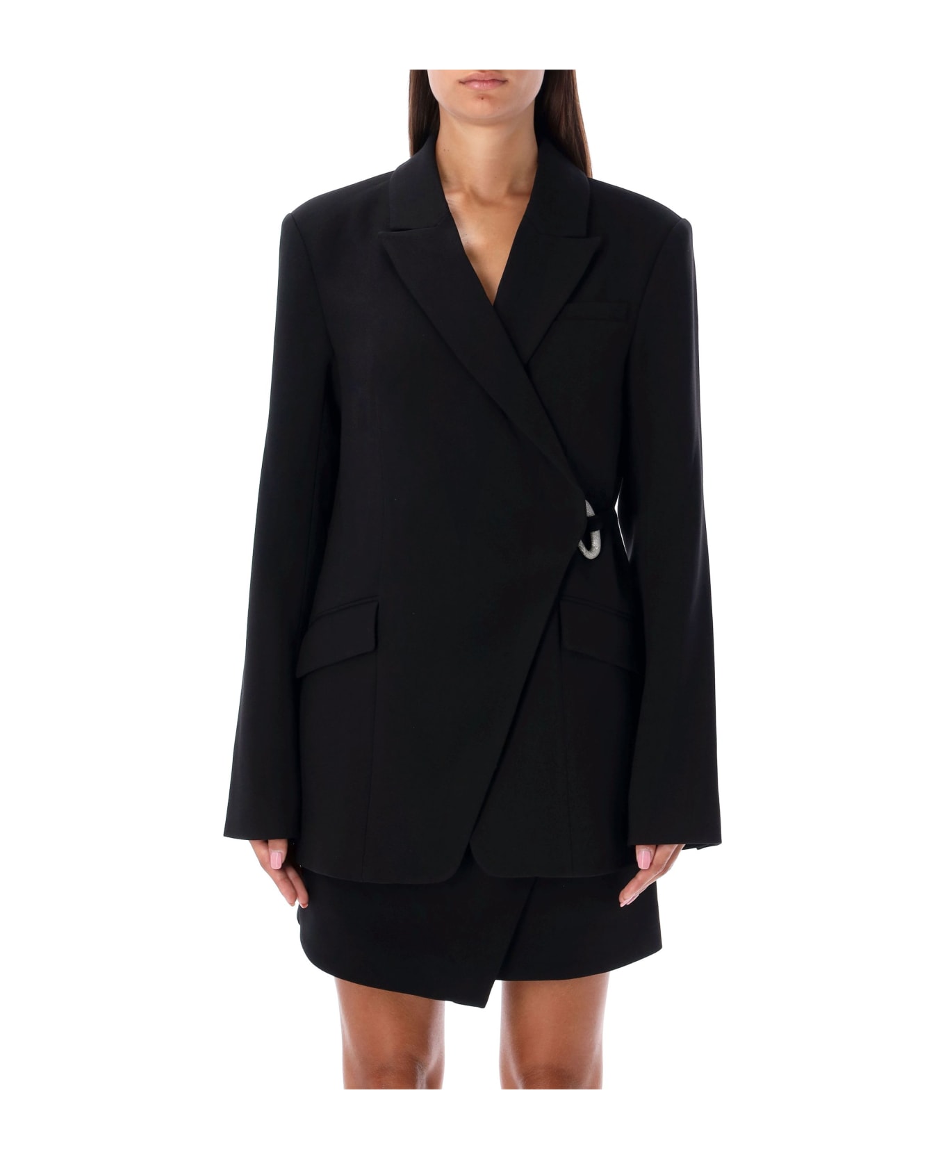 Jonathan Simkhai Eva Blazer - BLACK