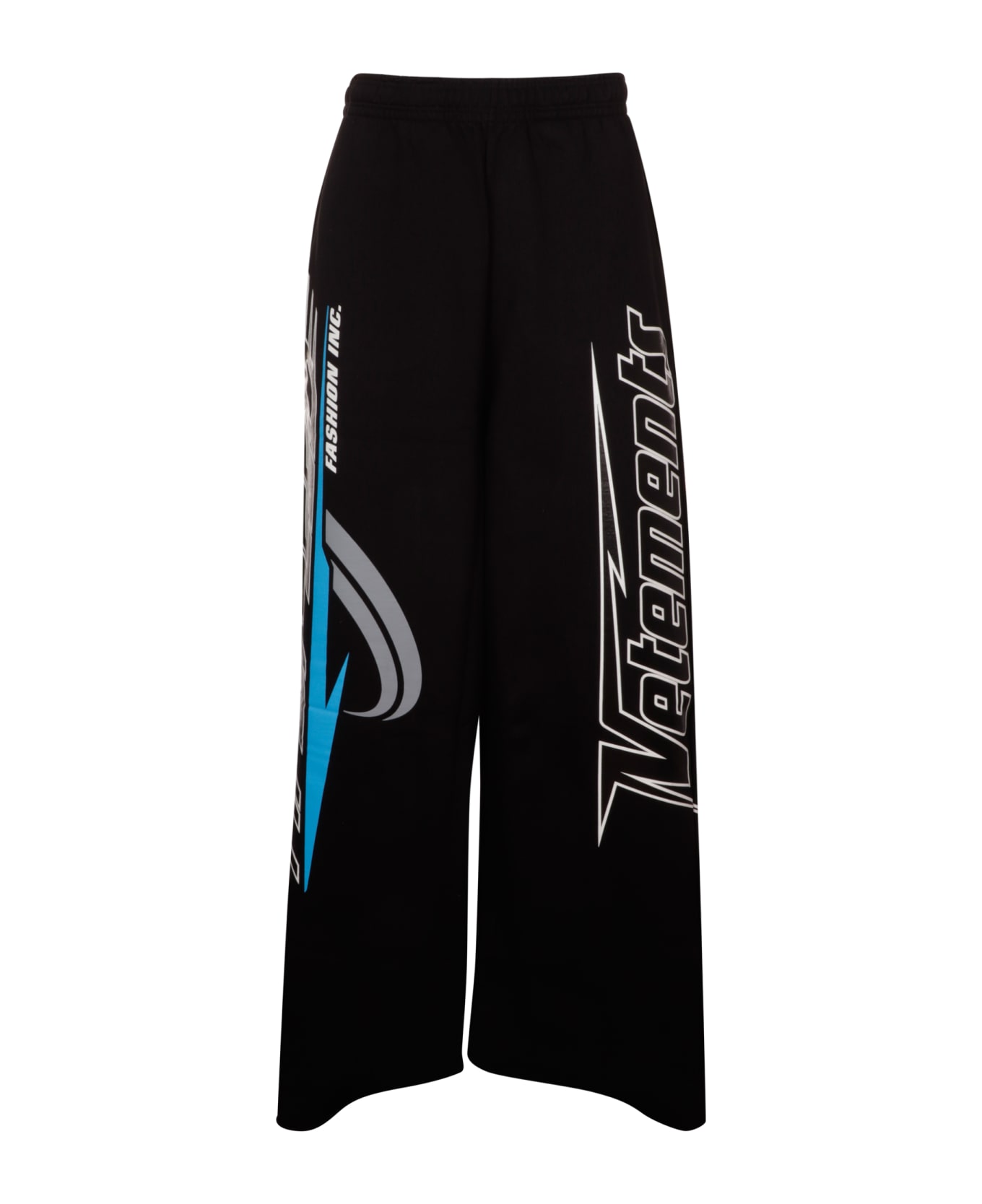 VETEMENTS Hi-speed Wide Sweatpants - BLACK