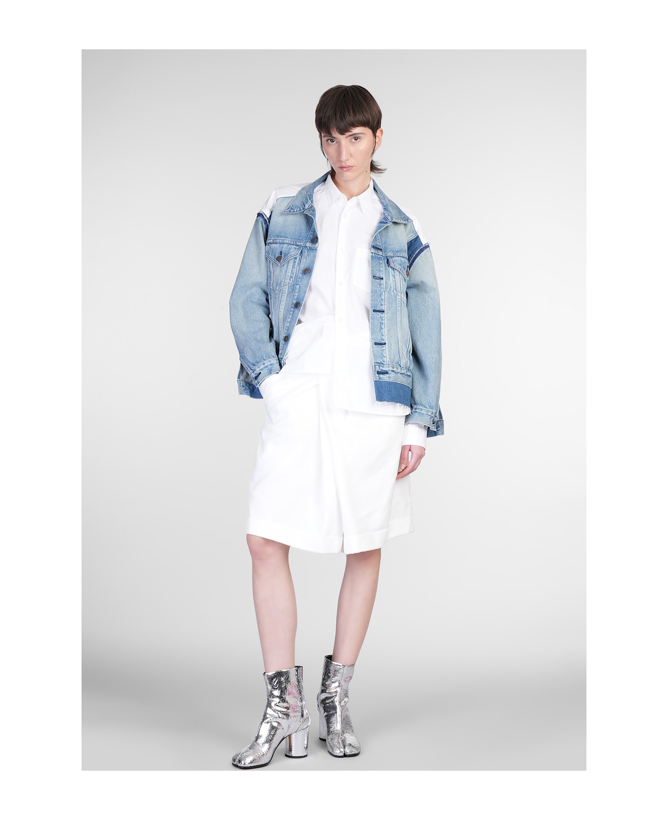 Junya Watanabe Shirt In Blue Cotton - blue