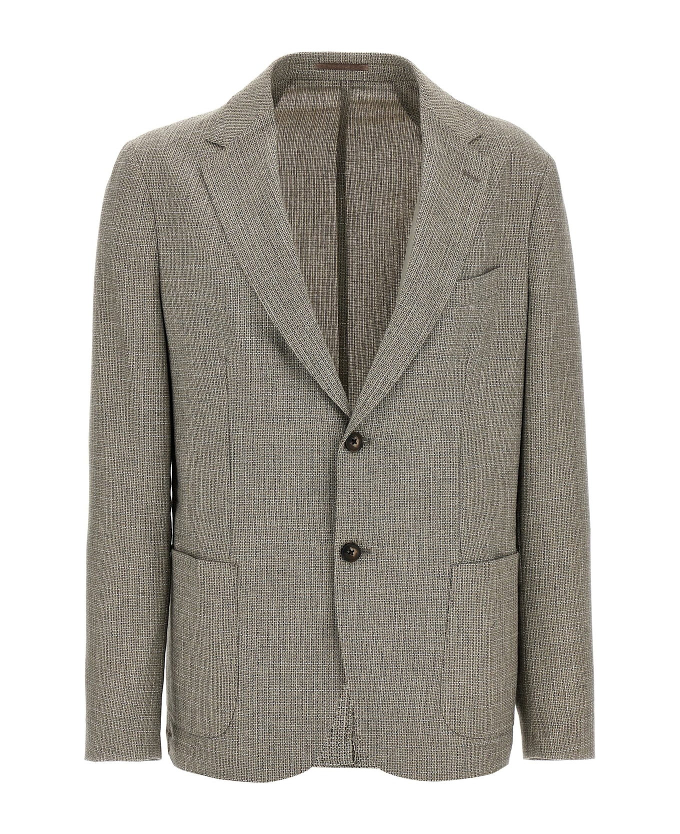 Pal Zileri Single-breasted Blazer - Beige