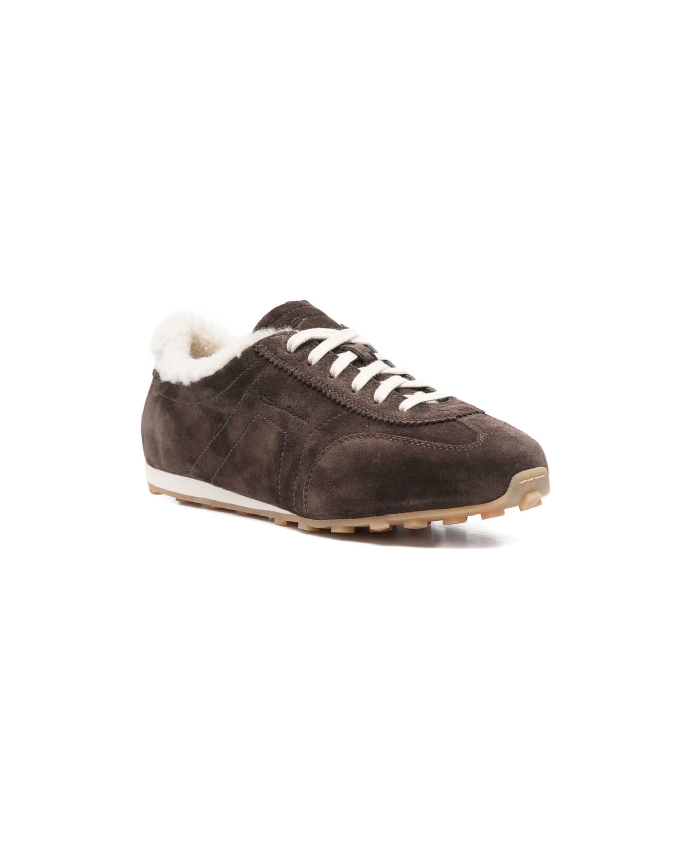 Santoni Lace-up Sneakers - Brown