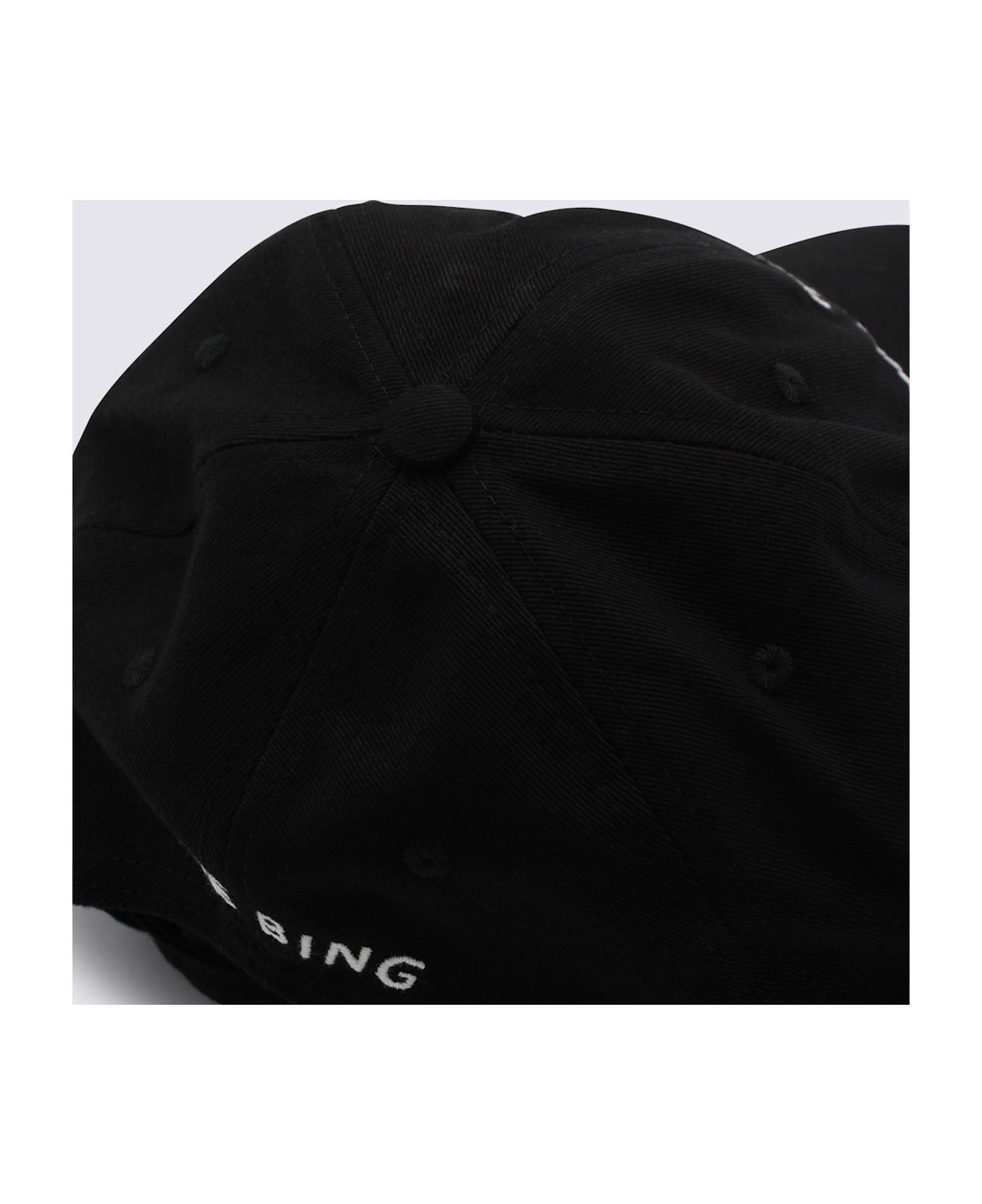 Anine Bing Black Cotton Jeremy Baseball Cap - Black