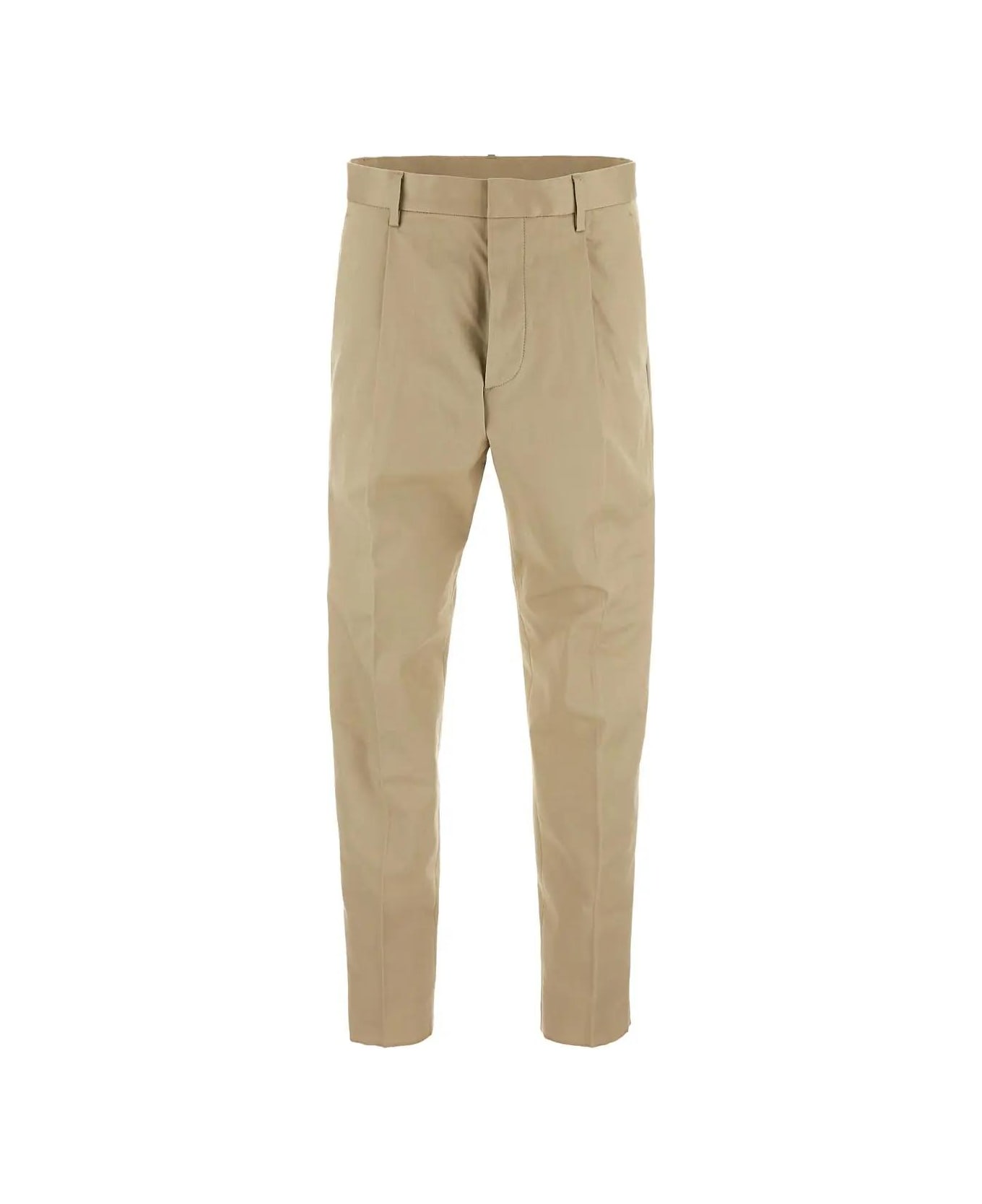 Dsquared2 One Pleat Pant - Brown