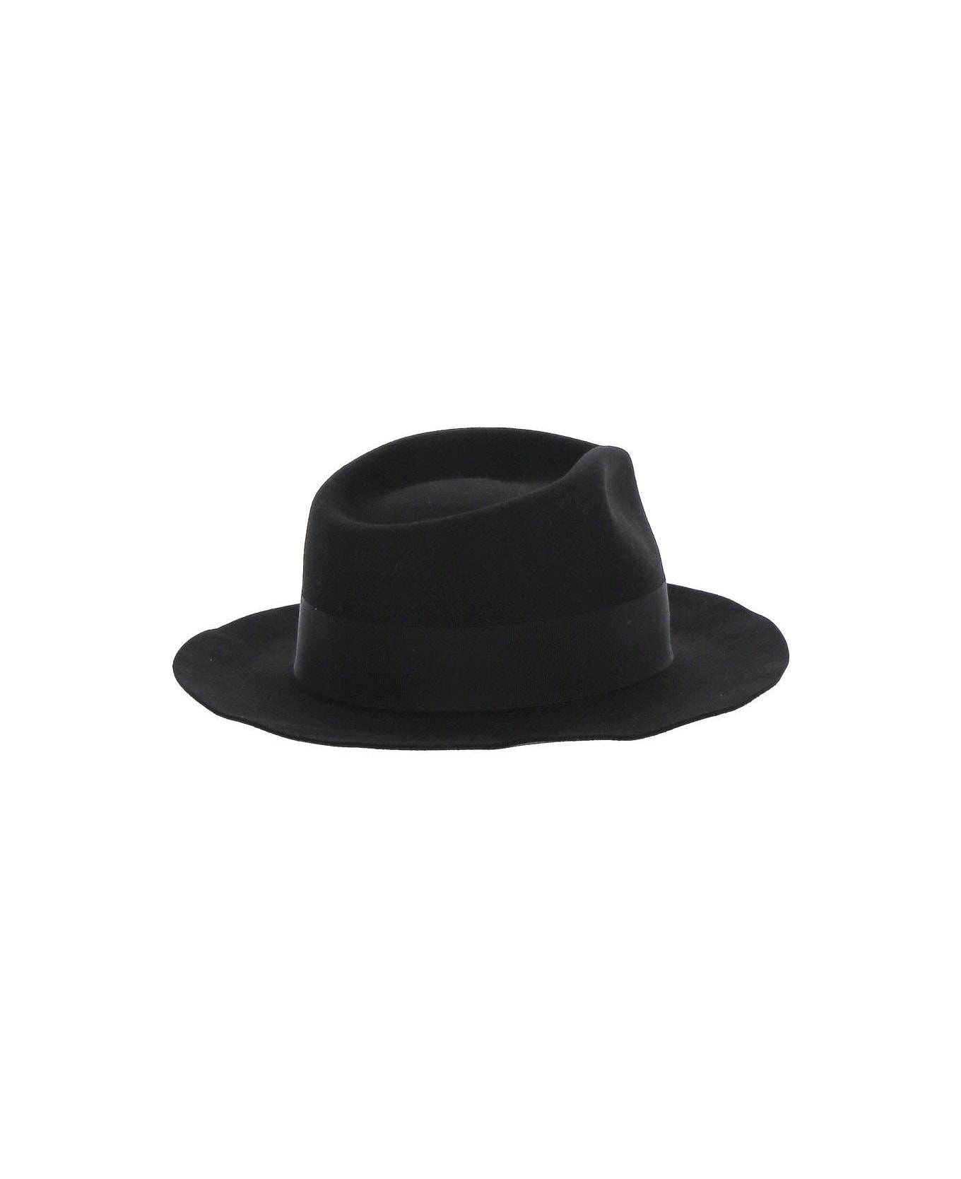 Saint Laurent Fedora Hat - BLACK