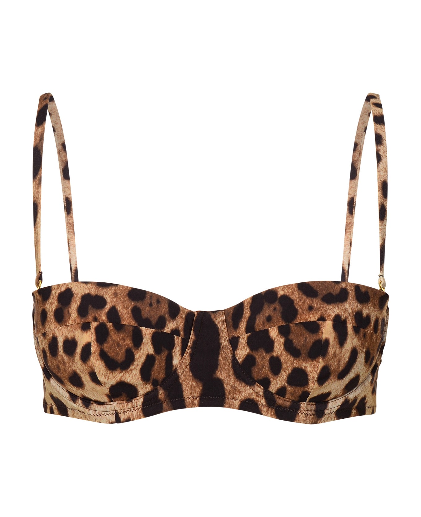 Dolce & Gabbana Leopardo Bikini Bra - M Leo New