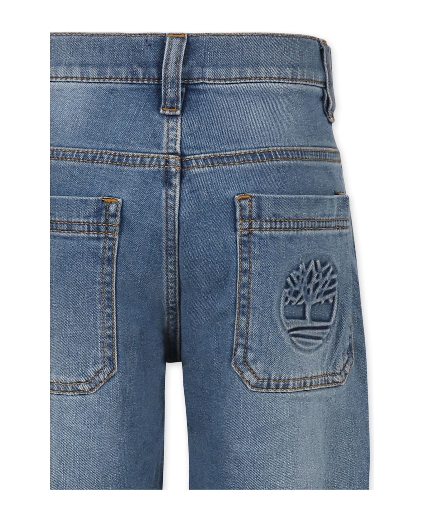 Timberland Denim Jeans For Boy With Tree - Denim