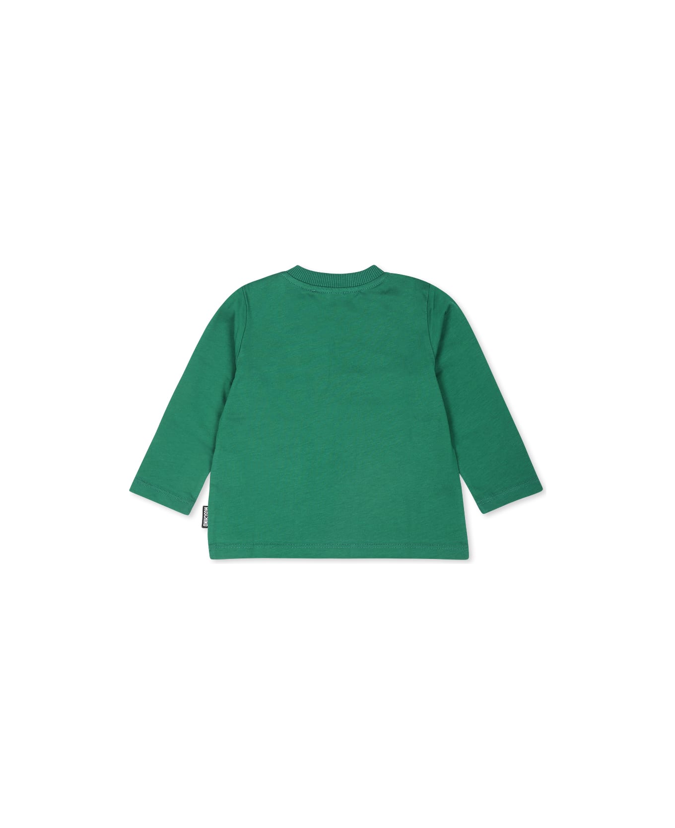 Moschino Green T-shirt For Babykids With Teddy Bear - Green