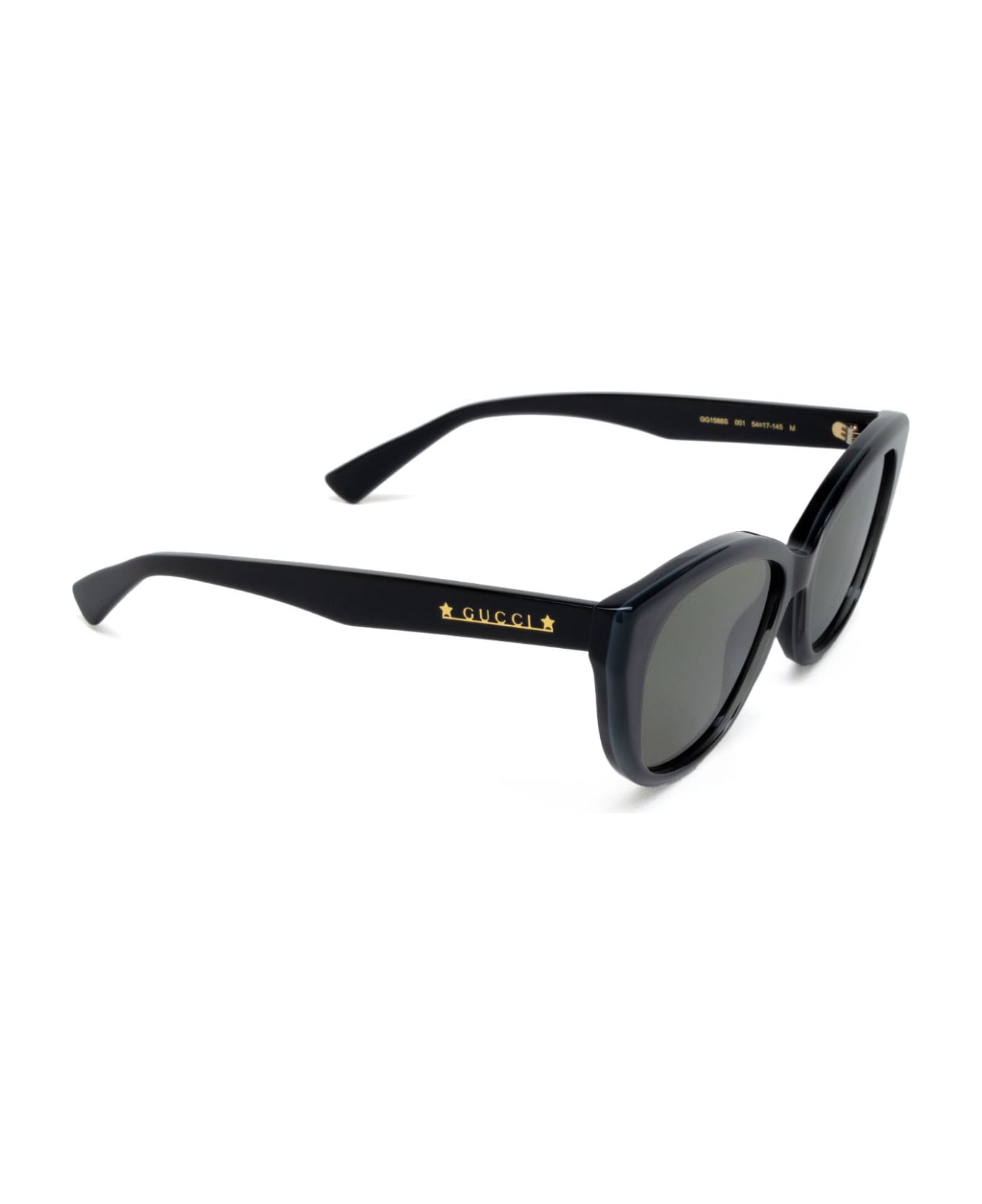 Gucci Eyewear Gg1588s Black Sunglasses - Black サングラス