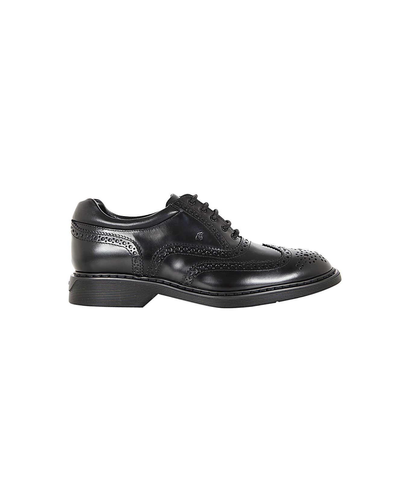 Hogan H576 Lace-up Multi Shoes - Black
