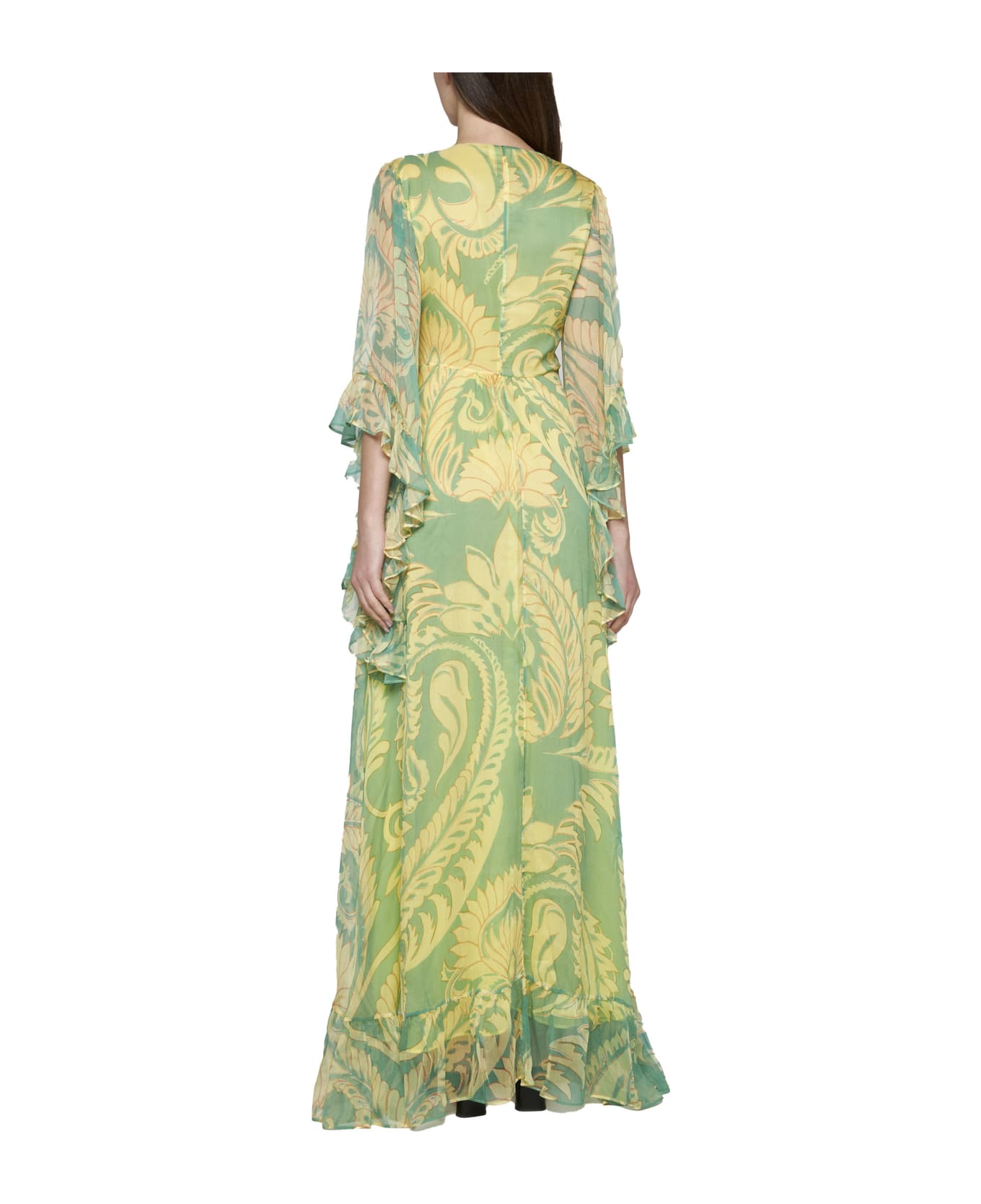Etro Dress - Stampa f.do verde