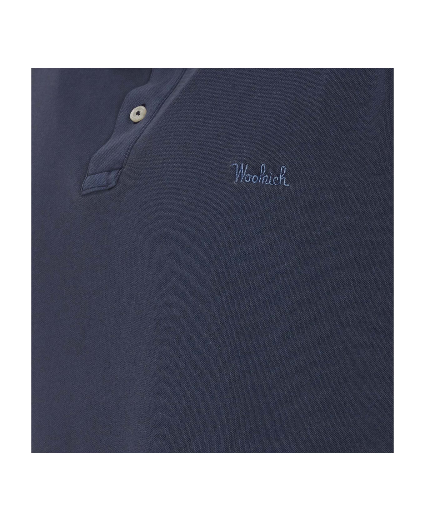 Woolrich Polo T-shirt - Melton Blue ポロシャツ