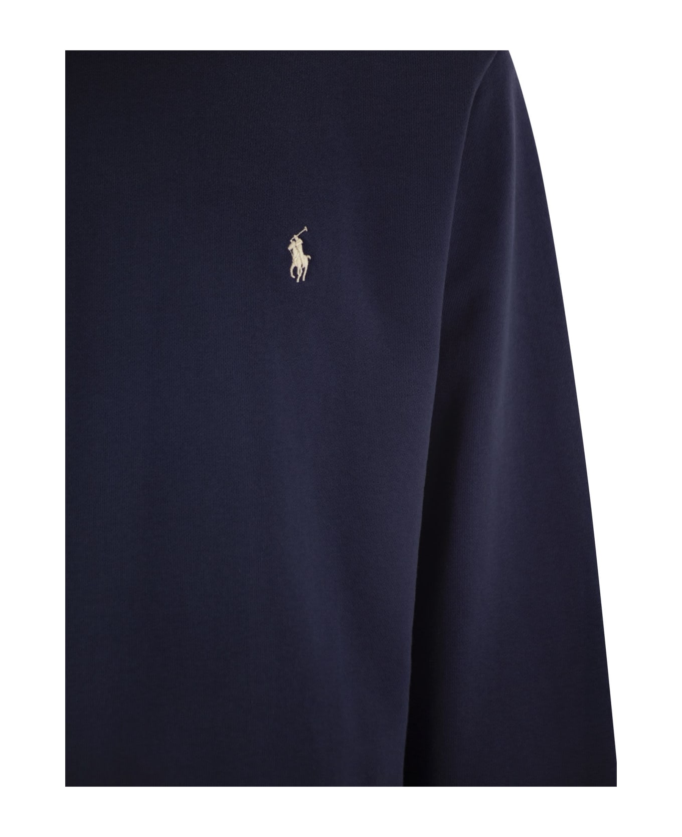 Polo Ralph Lauren Classic-fit Cotton Sweatshirt - Navy Blue