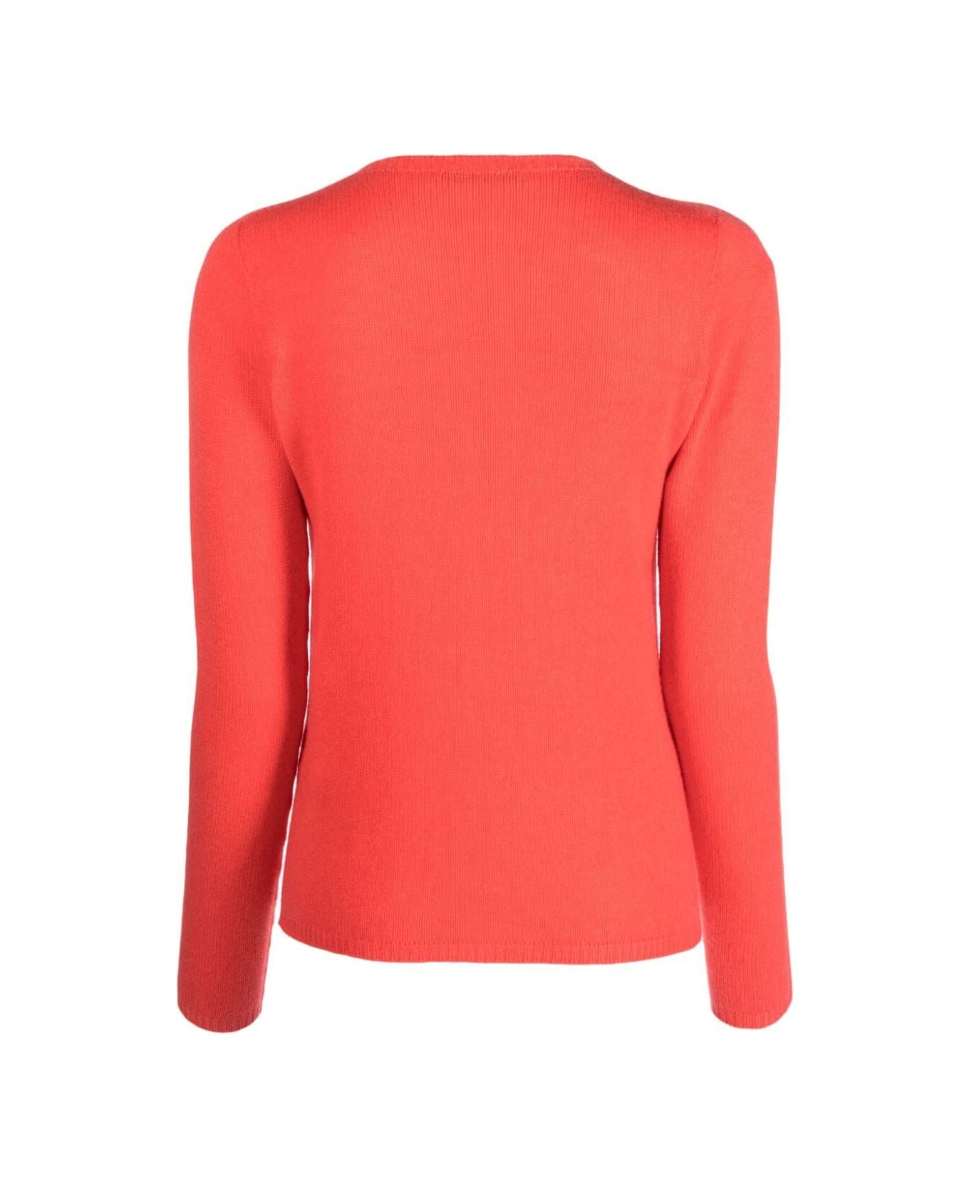 Nuur Crew Neck Sweater - Coral ニットウェア