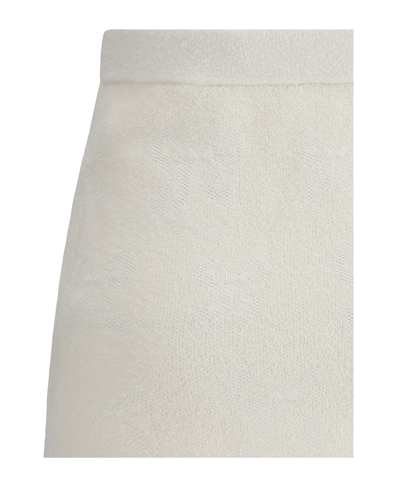 self-portrait Midi Skirt - Cream