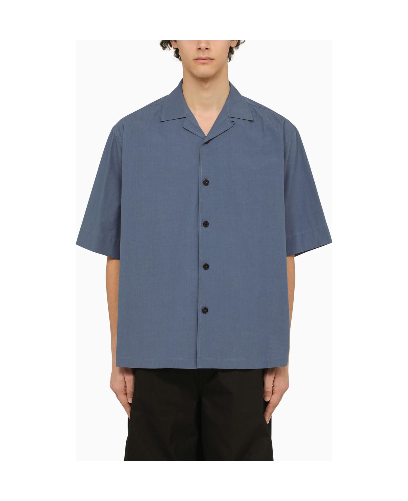 Jil Sander Short-sleeve Shirt J+ French Blue