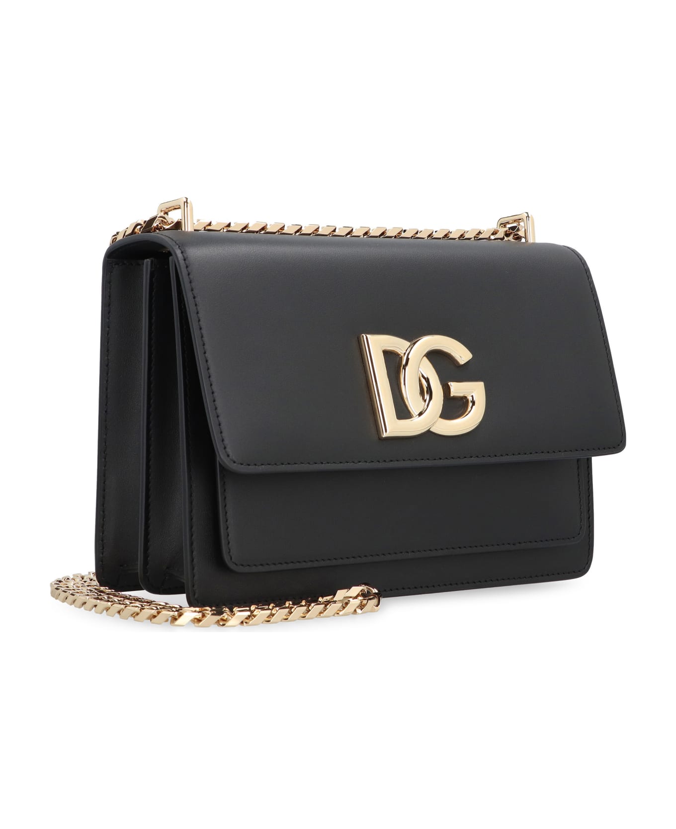 Dolce & Gabbana Leather Crossbody Bag - black ショルダーバッグ