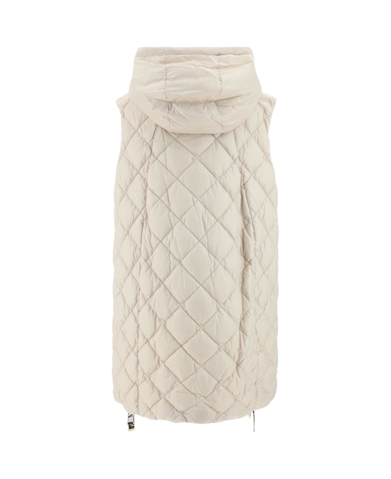 Max Mara The Cube Quilted Down Vest - Sabbia
