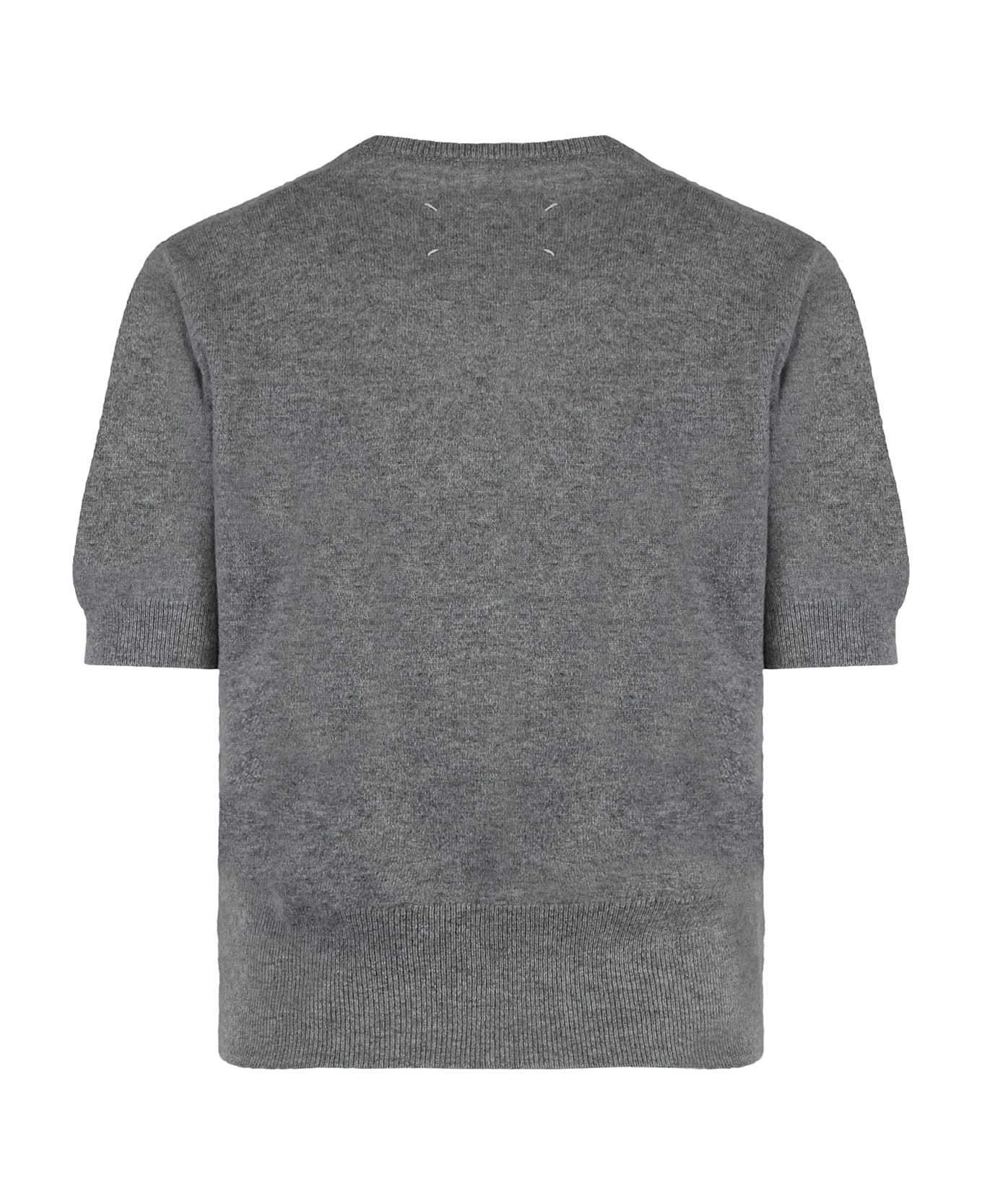 Maison Margiela Short Sleeve Sweater - grey