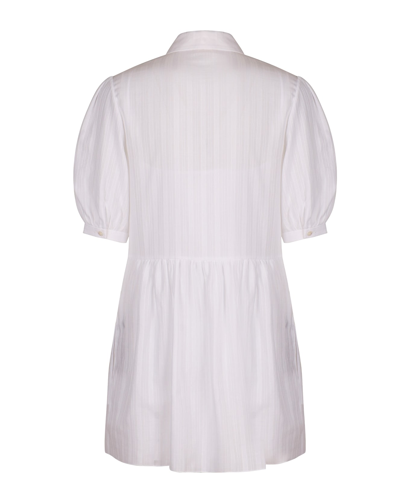 Celine Cotton Shirtdress - White