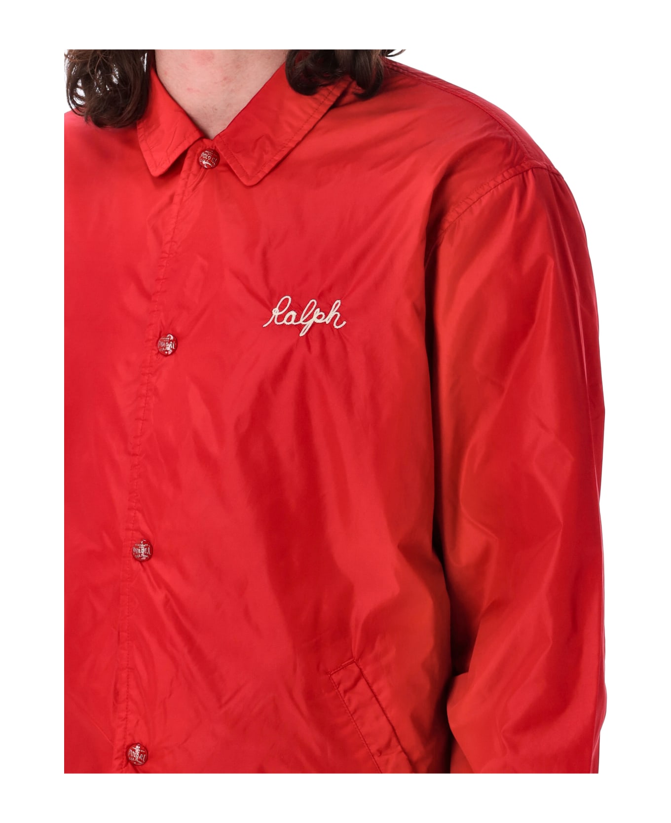 Polo Ralph Lauren Coach Jacket - RED