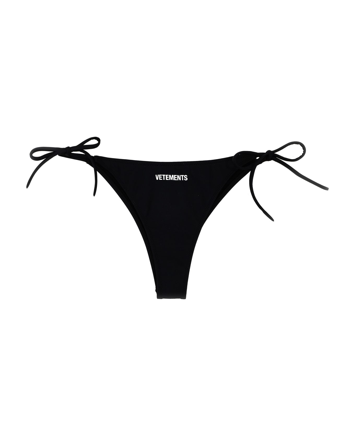 VETEMENTS 'logo' Bikini Briefs - Black  
