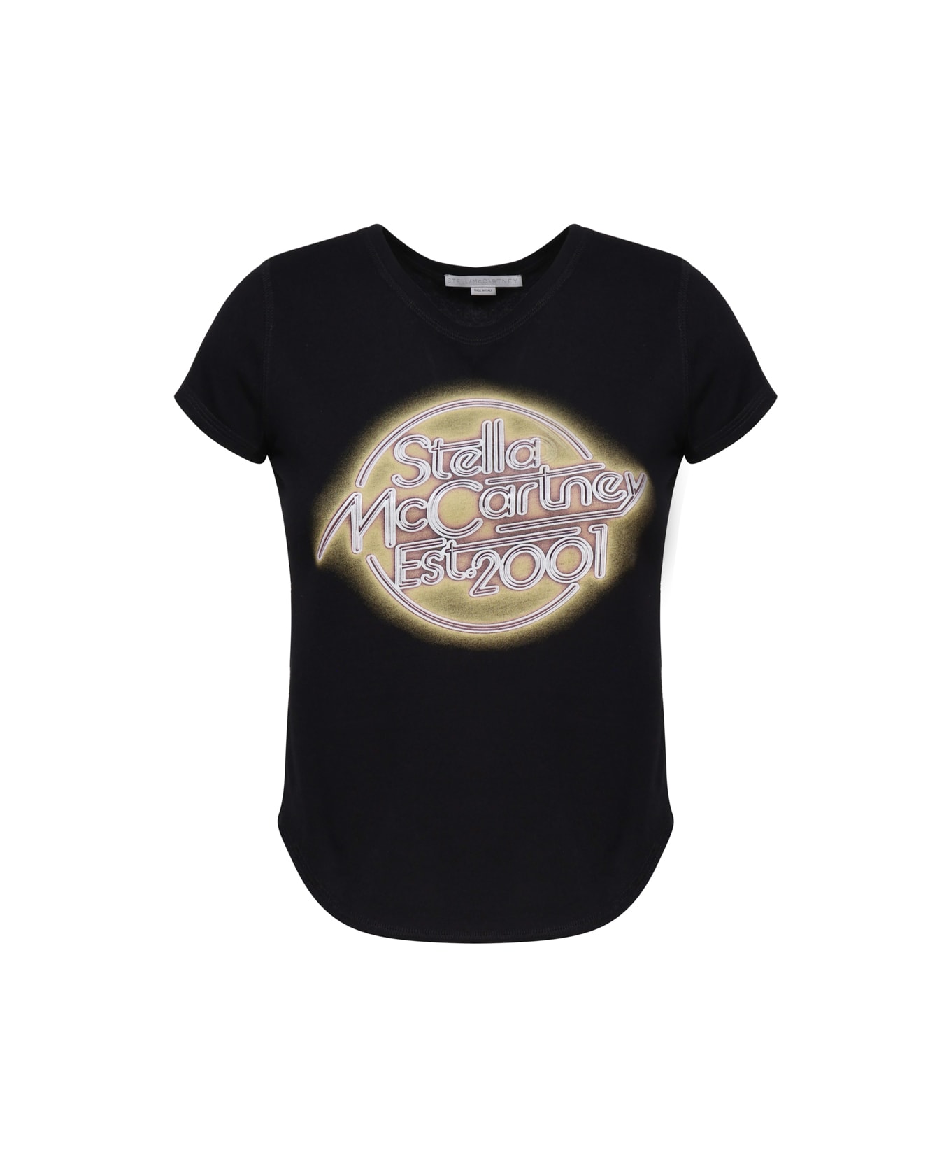 Stella McCartney T-shirt With Print - Black