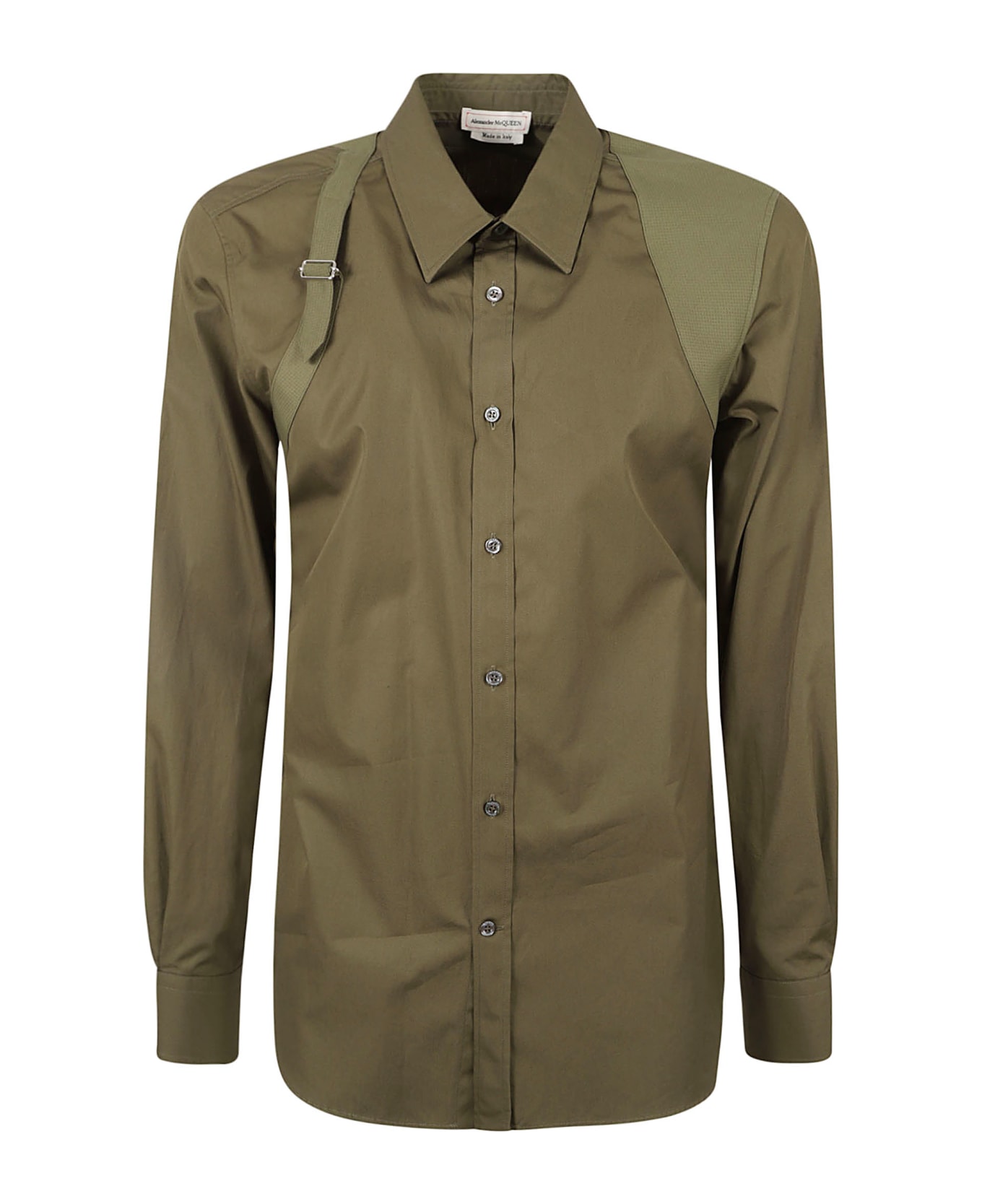Alexander McQueen Harness Applique Shirt - New Khaki