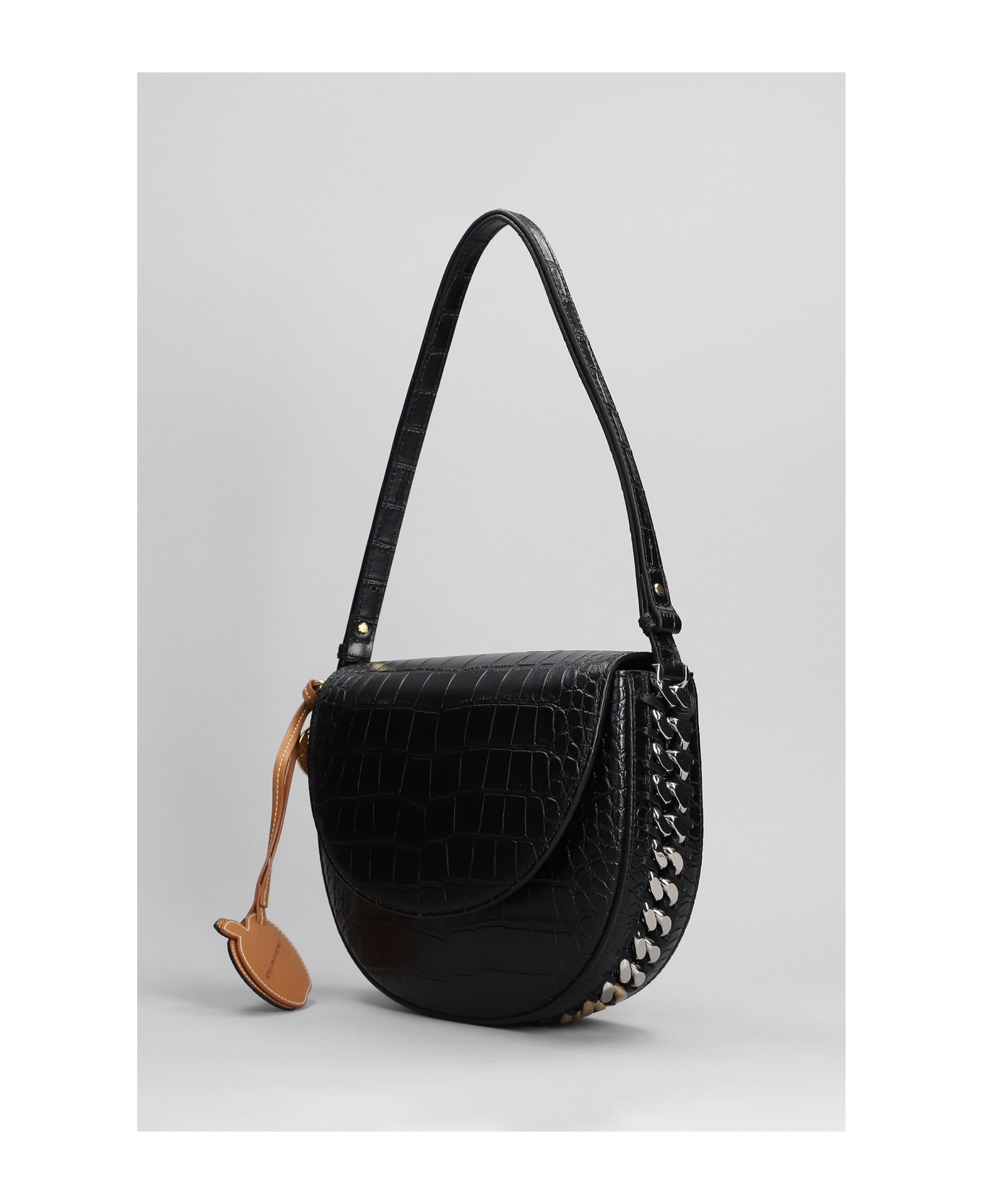 Stella McCartney Tote In Black Faux Leather - black トートバッグ