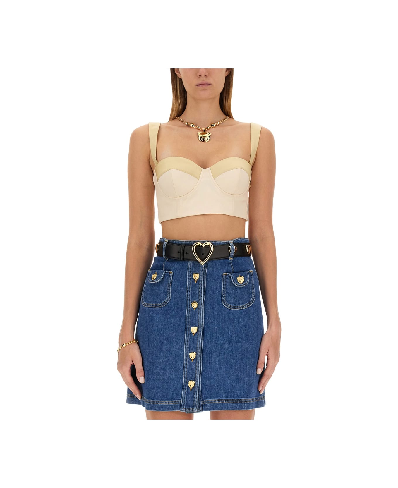 Moschino Top Bustier - IVORY