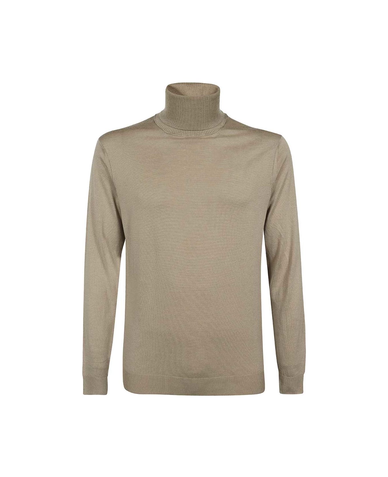 Dondup Wool Turtleneck Sweater - Beige
