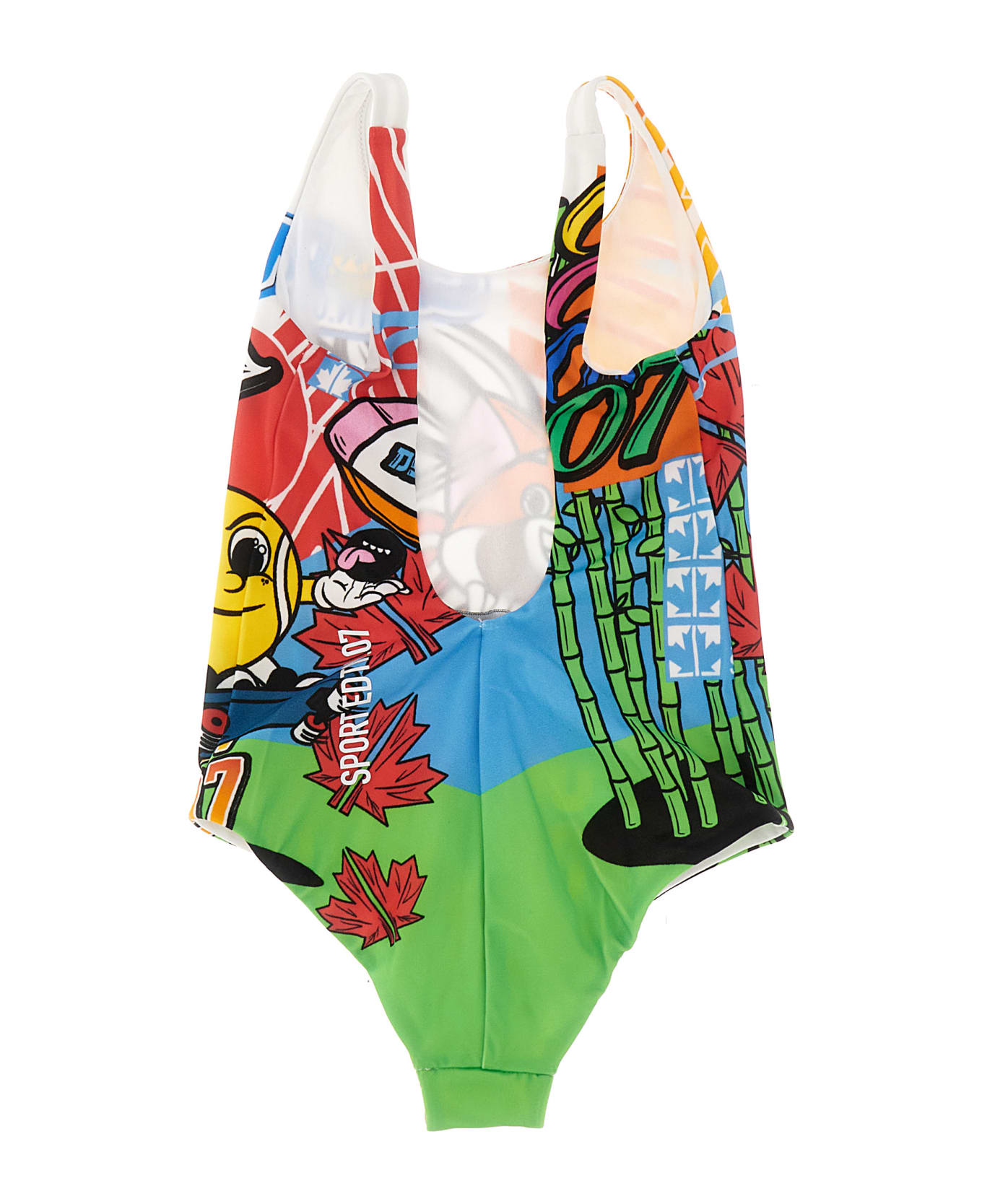 Dsquared2 One-piece Printed Swimsuit - Multicolor