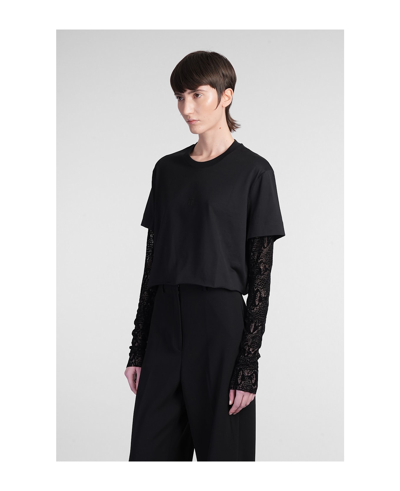 Givenchy T-shirt In Black Cotton - black