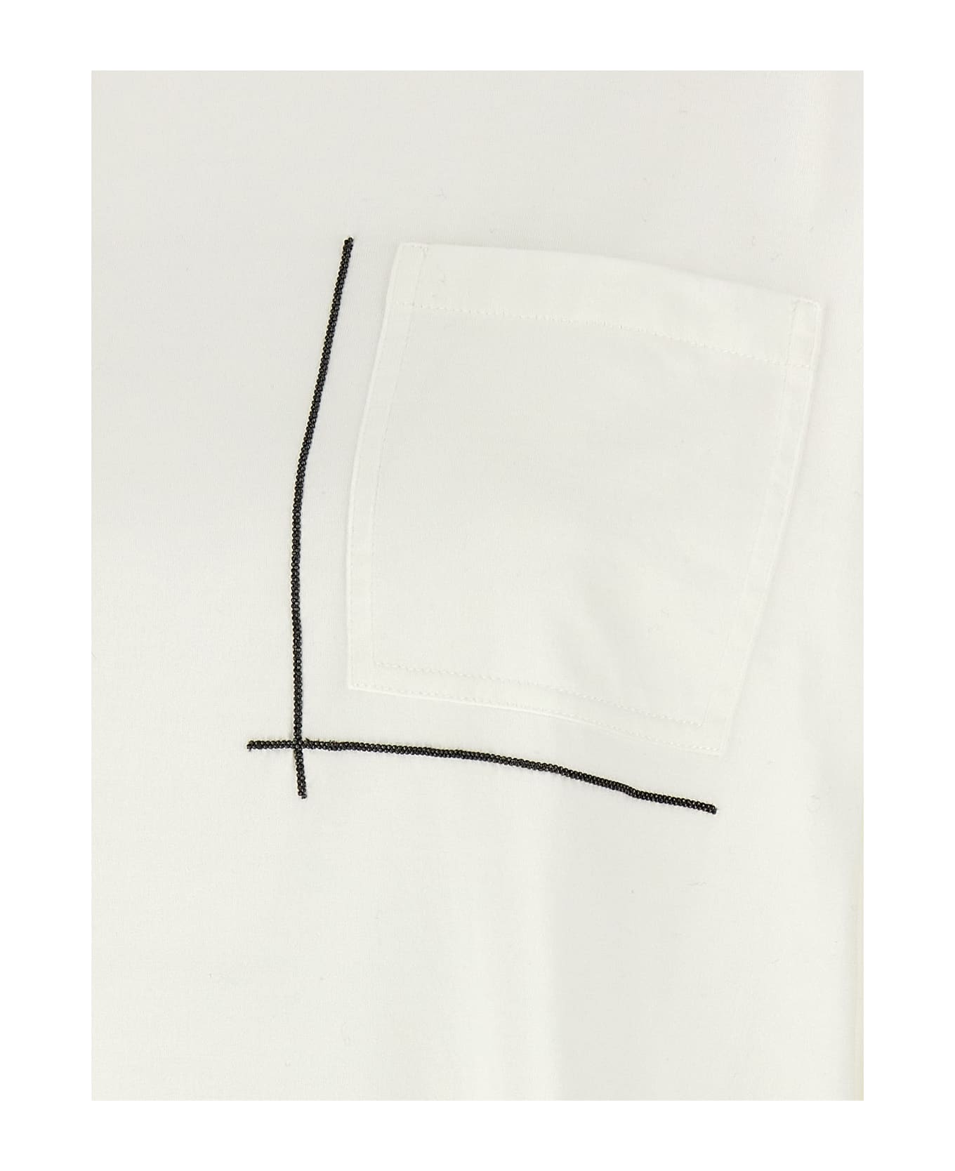 Brunello Cucinelli T-shirt Monile - White
