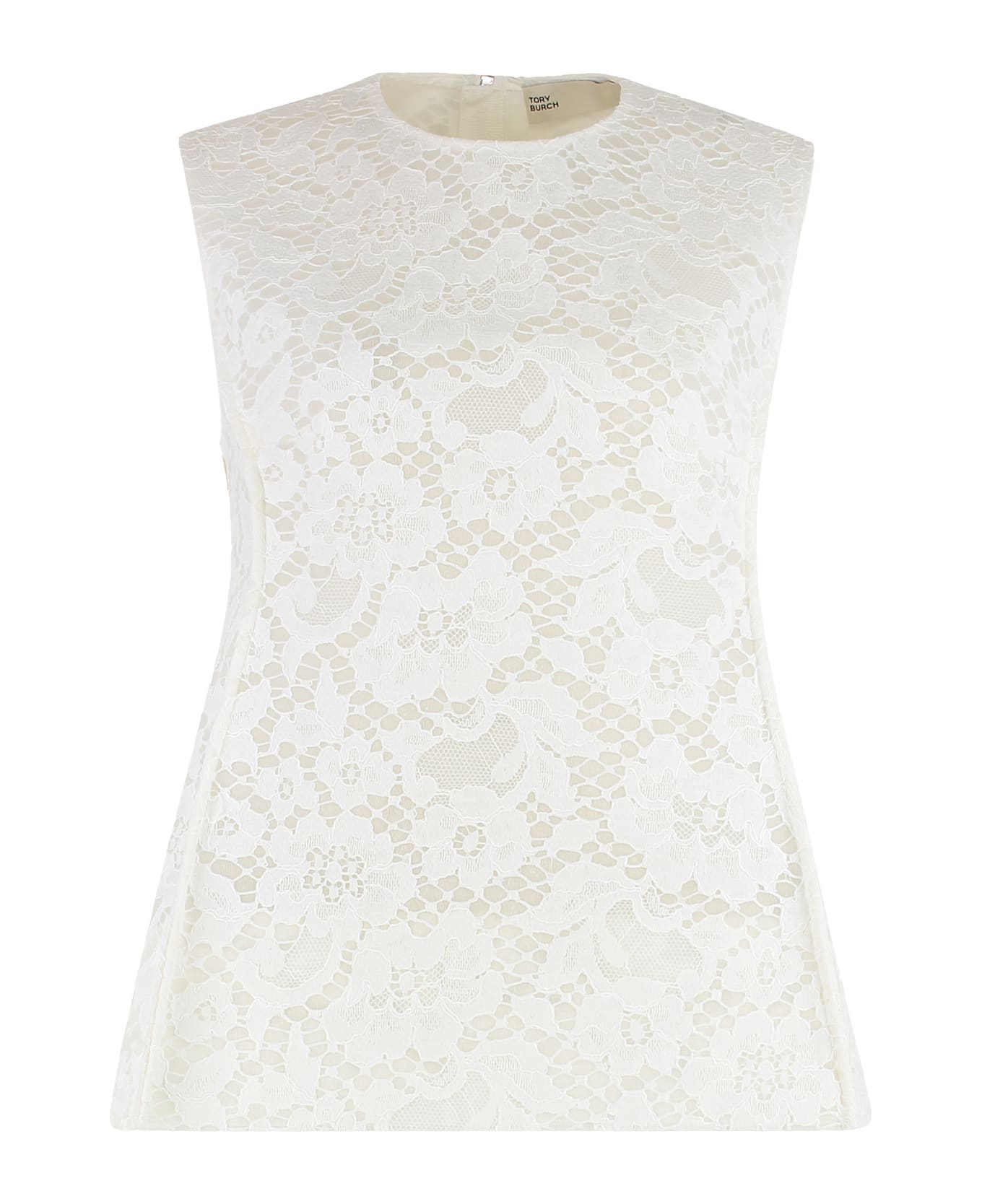 Tory Burch Lace Blouse - White