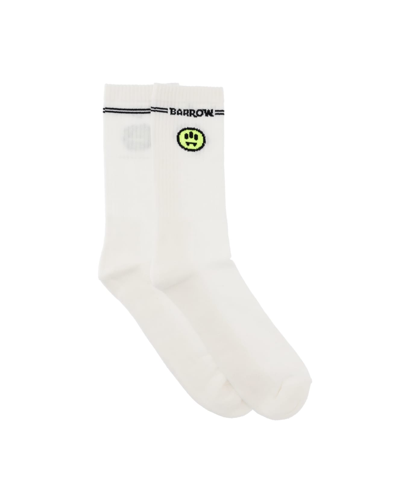 Barrow Socks With Logo - WHITE