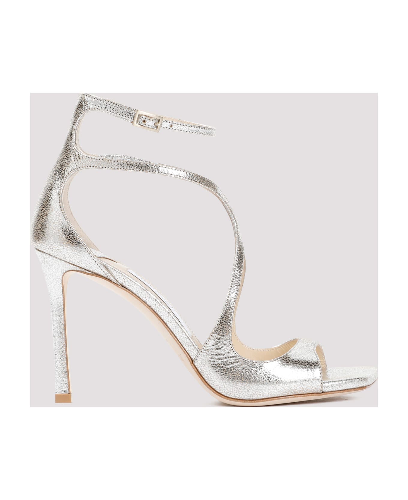 Jimmy Choo Azia 95 Sandals - Champagne