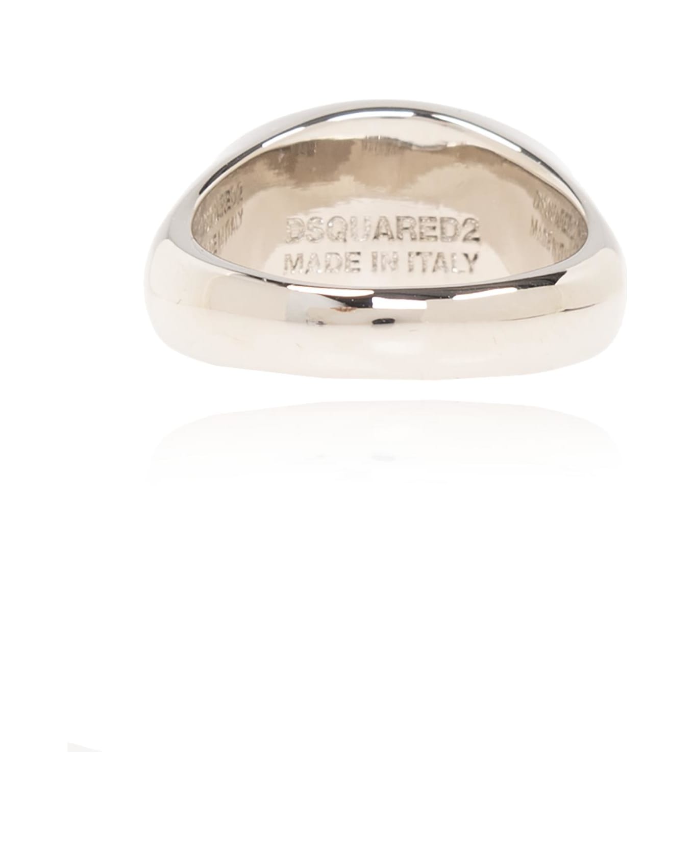 Dsquared2 Ring With Logo - Silver