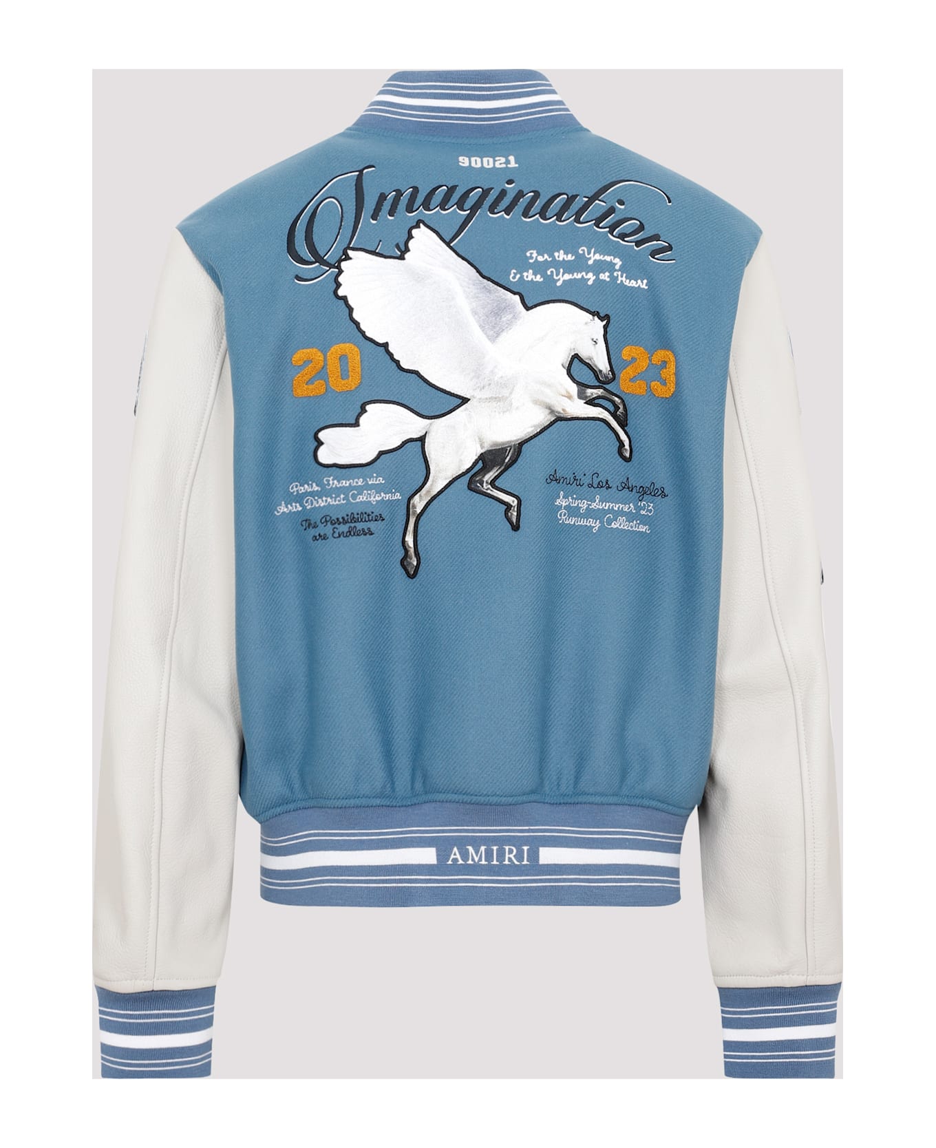 AMIRI Oversized Varsity Jacket - Bluefin