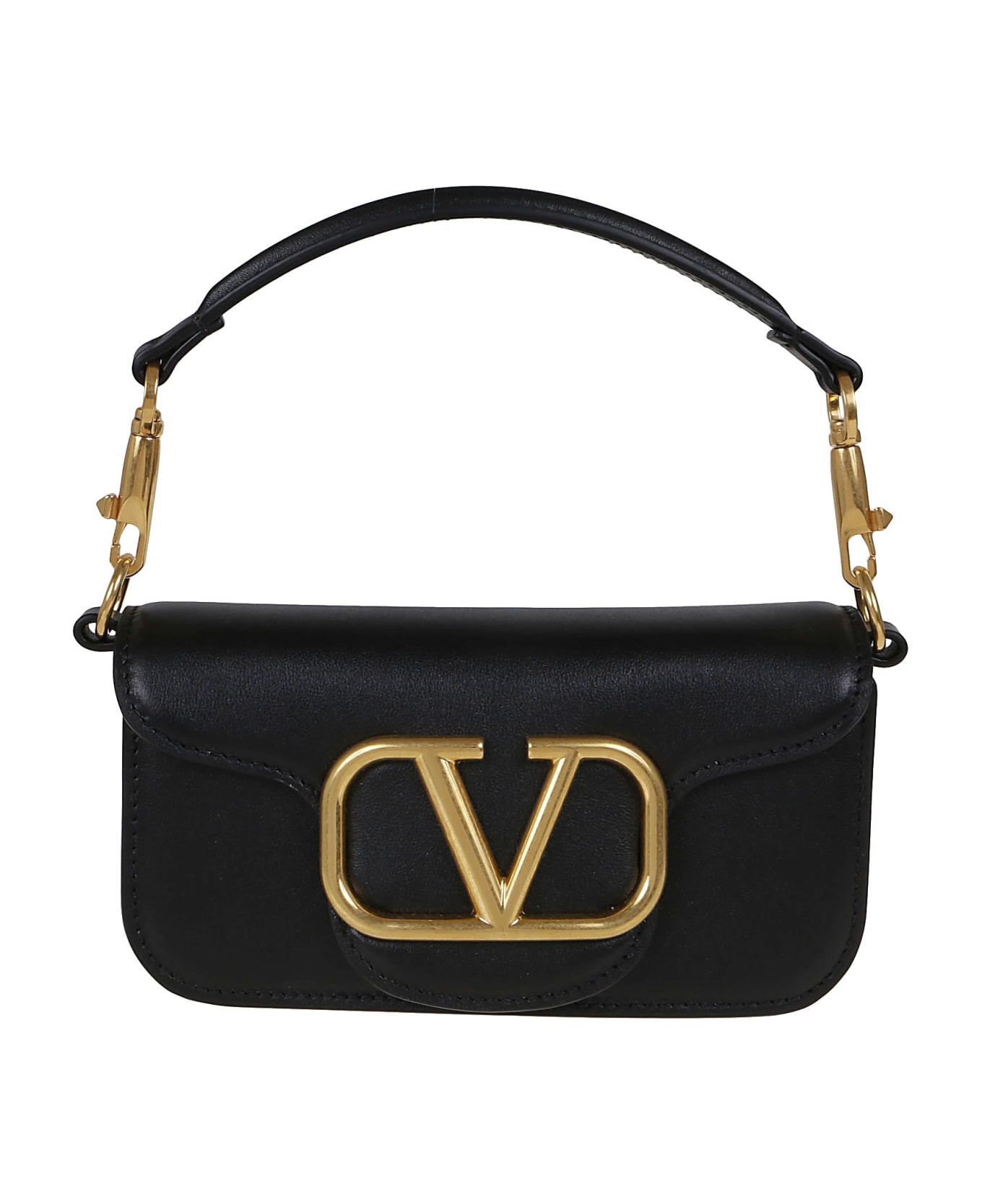 Valentino Garavani Small Shoulder Bag Loco` - No Nero