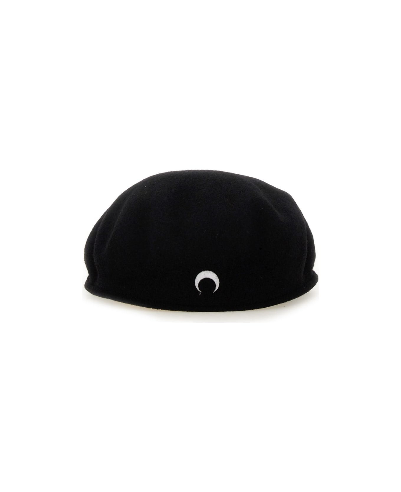 Marine Serre Cap With Logo - BLACK