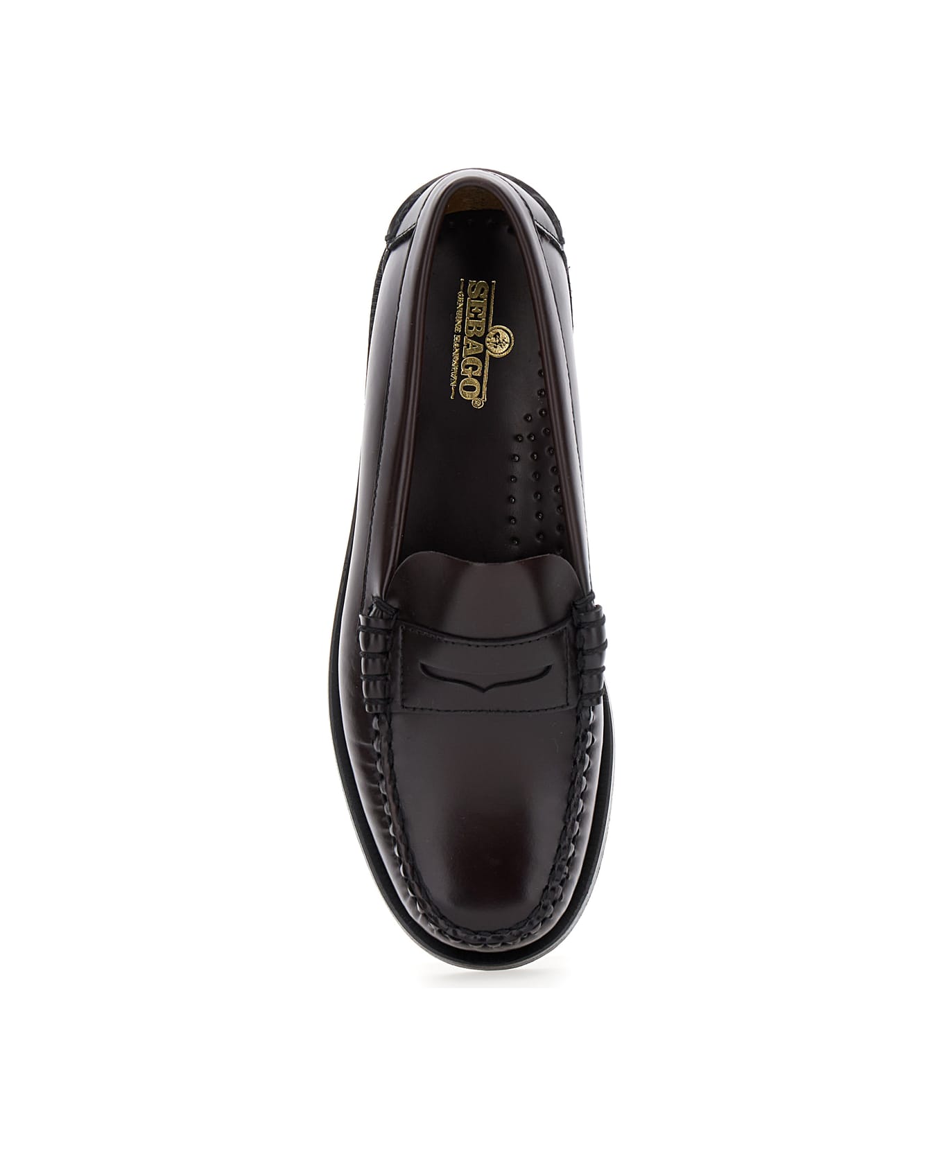 Sebago 'dan' Bordeaux Pull-on Loafers In Leather Woman - Bordeaux