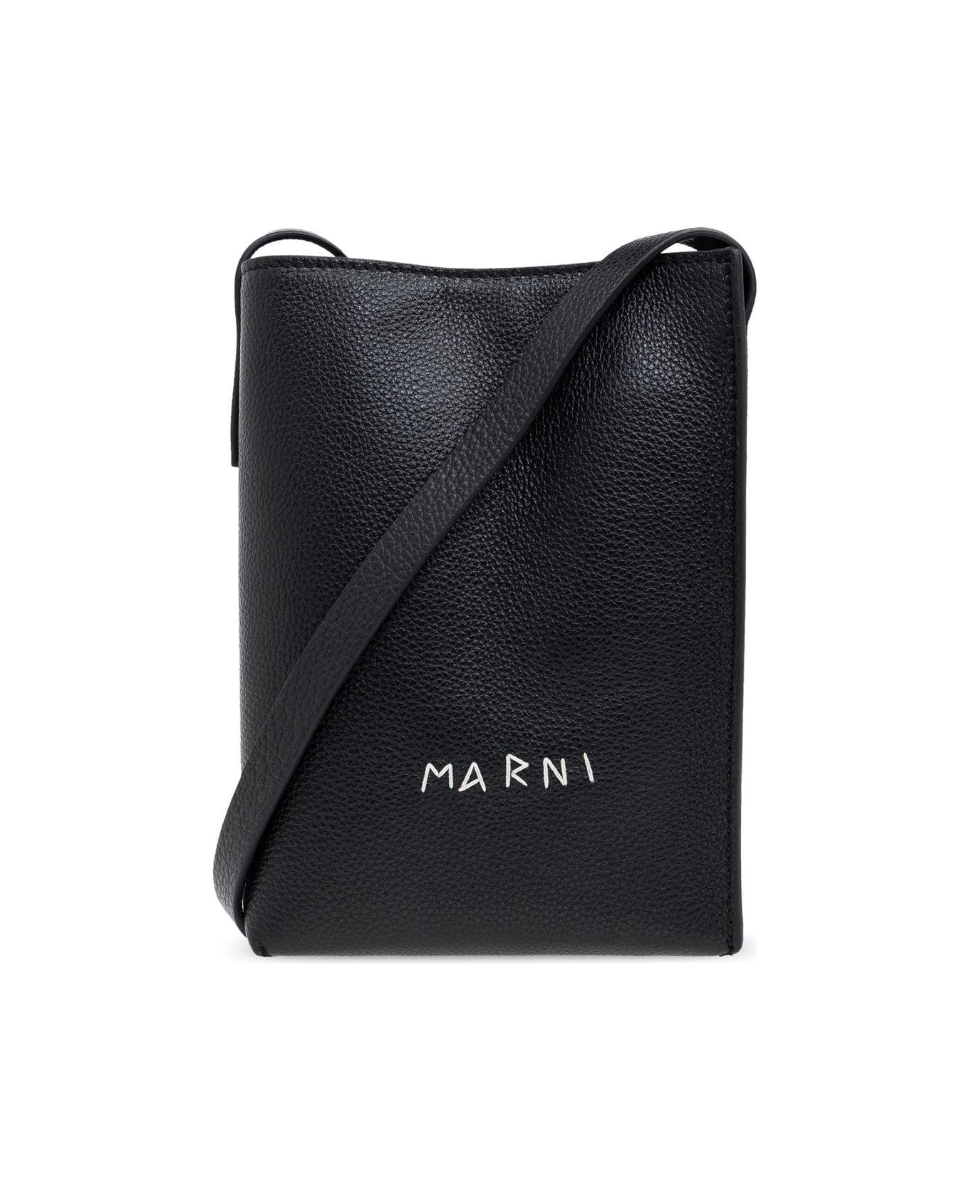 Marni North Nano Shoulder Bag - BLACK