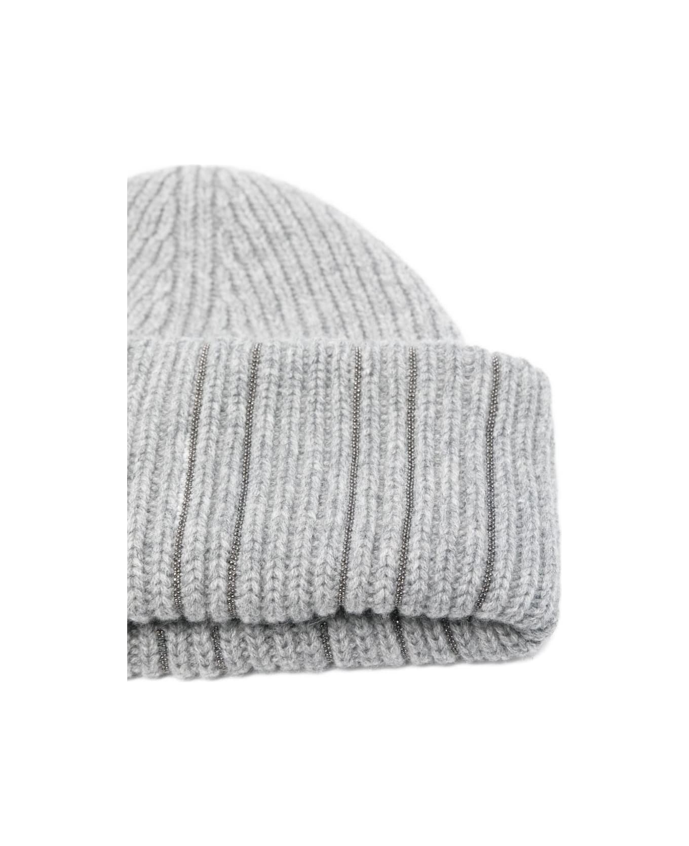 Fabiana Filippi Wool Beanie - Grey