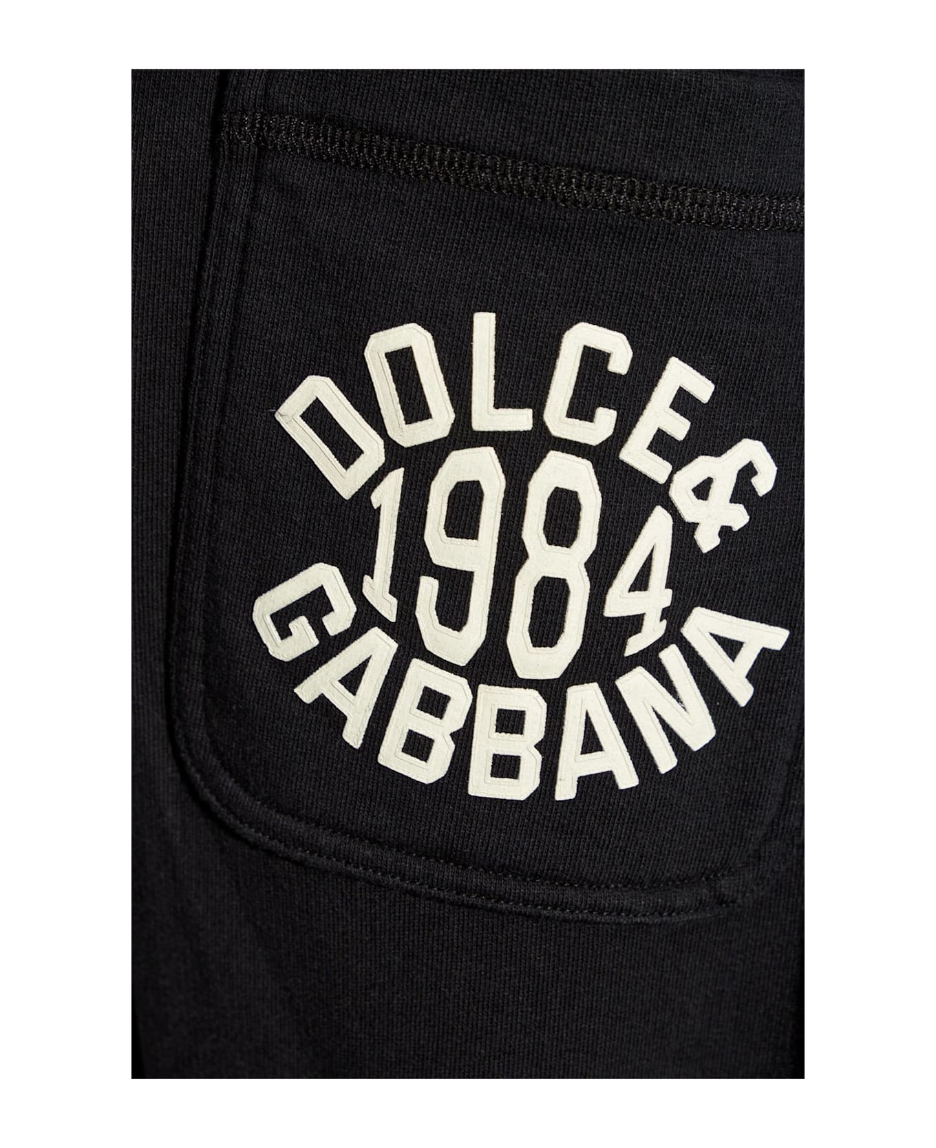 Dolce & Gabbana Logo Printed Sweatpants - Nero