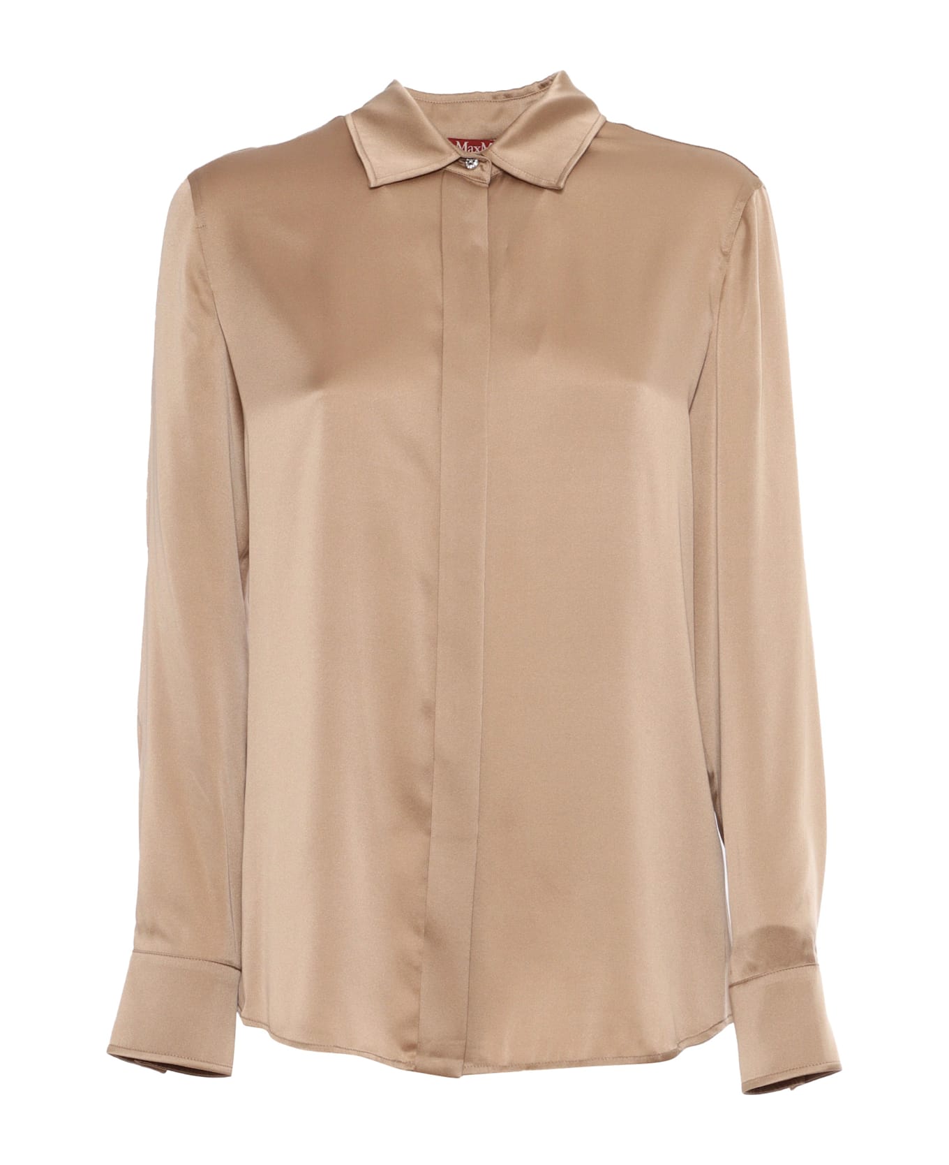 Max Mara Studio Baden Camel Shirt - CAMEL