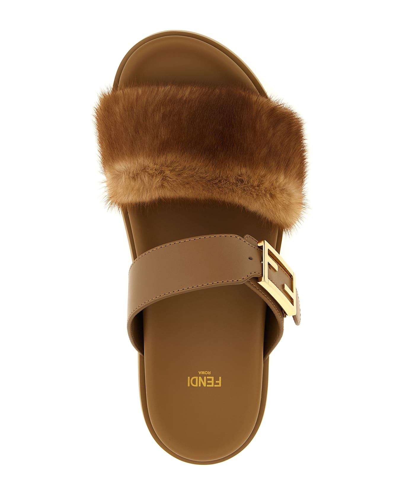 Fendi 
fendi Feel
 Slides - Brown