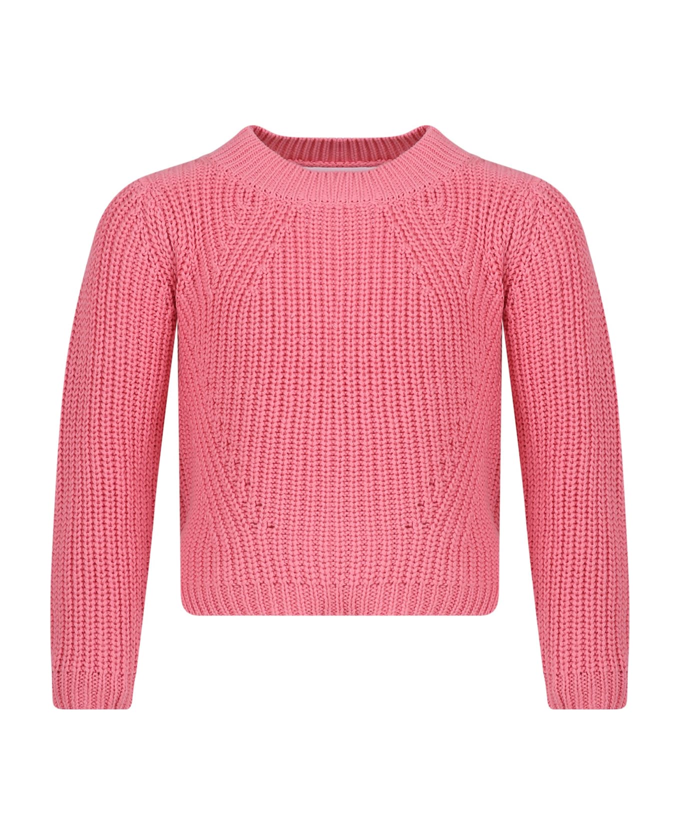 Molo Fuchsia Sweater For Girl - Fuchsia