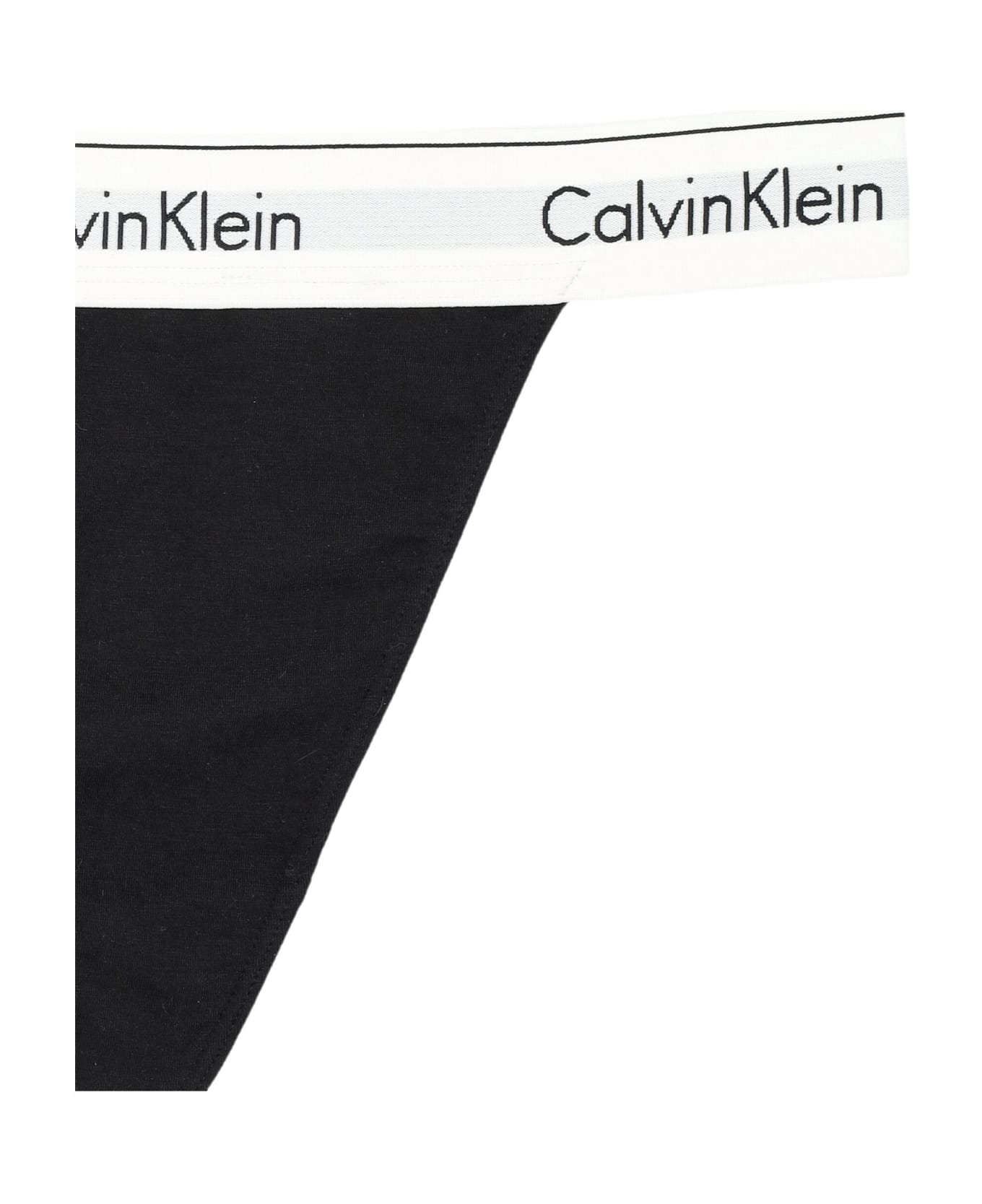 Calvin Klein String Thong - NERO